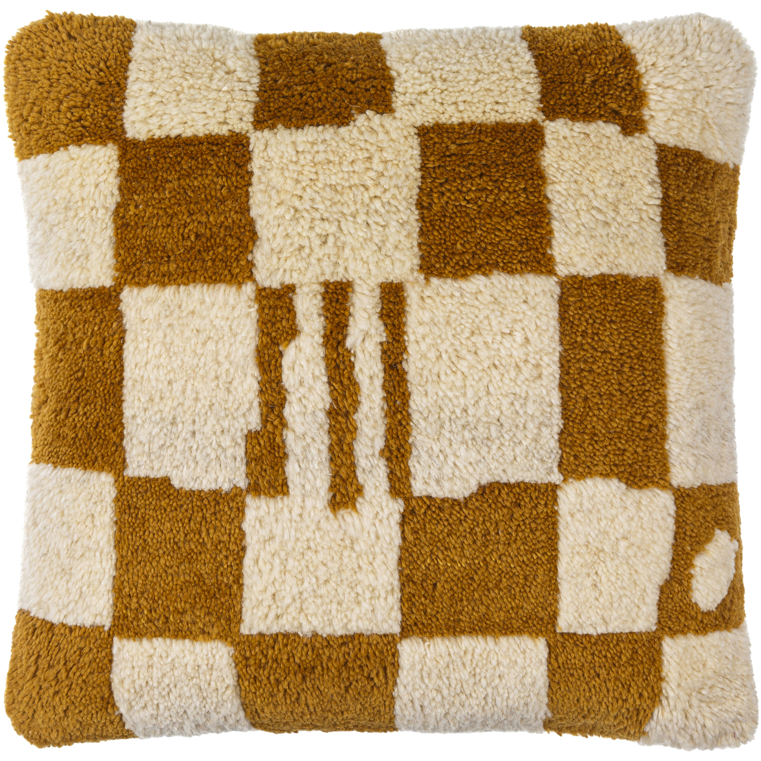 Balder 20 X 20 inch Medium Brown/Ivory Accent Pillow