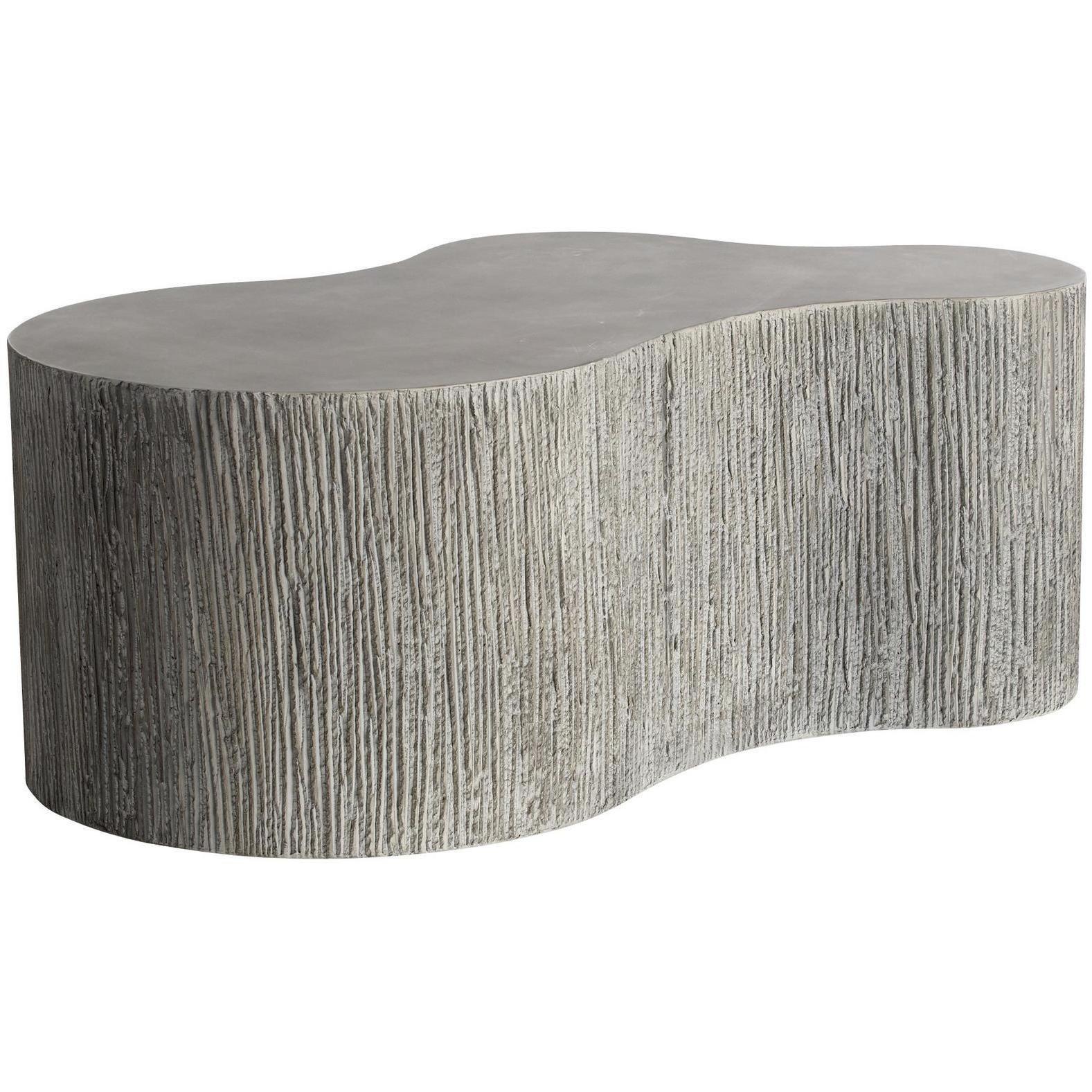 Indio 36 X 24 inch Gray Stonewash Outdoor Coffee Table, Small