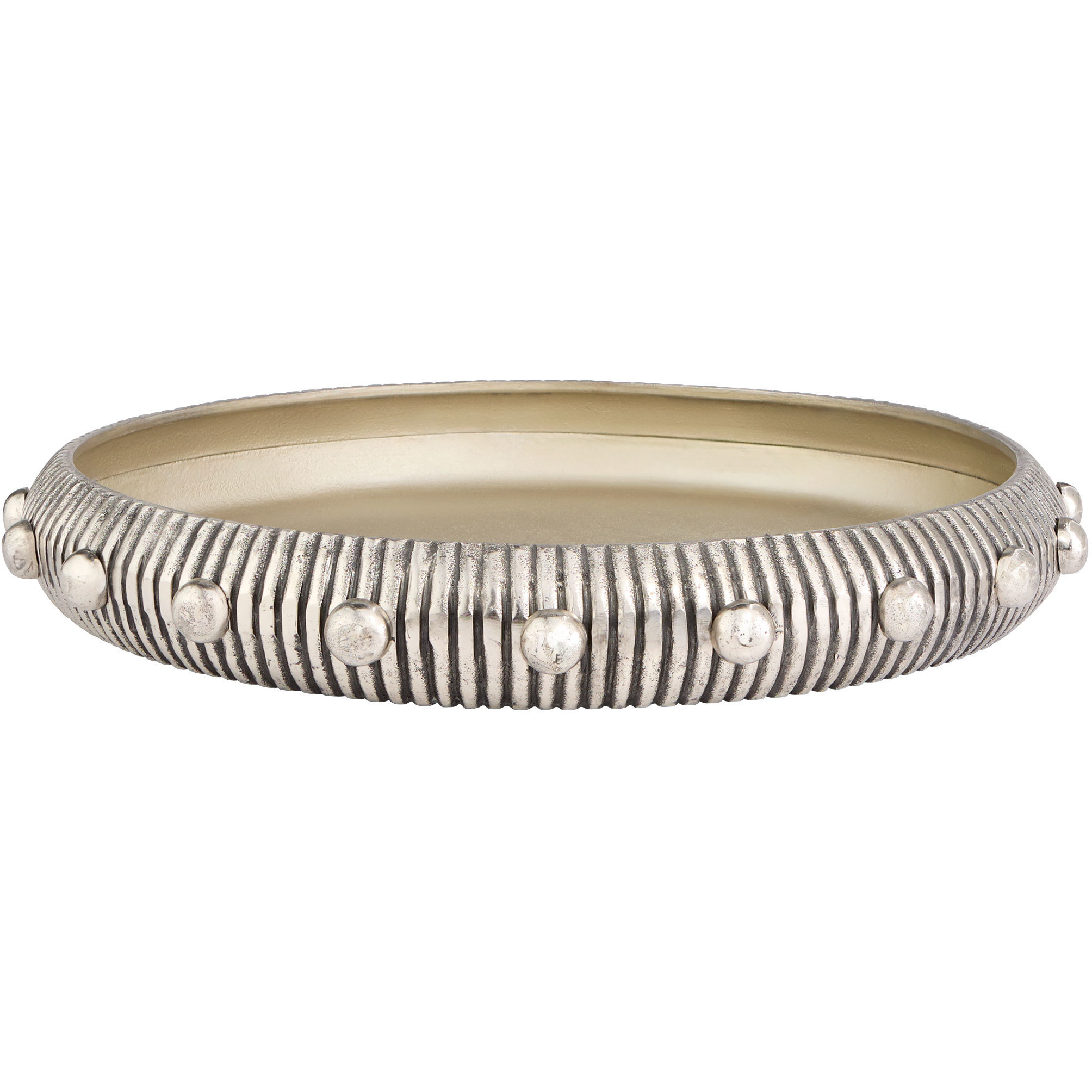 Batten Antique Nickel Tray, Large