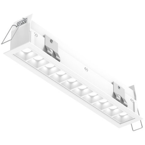 PinPoint White Regressed in All White, Recessed Down Light