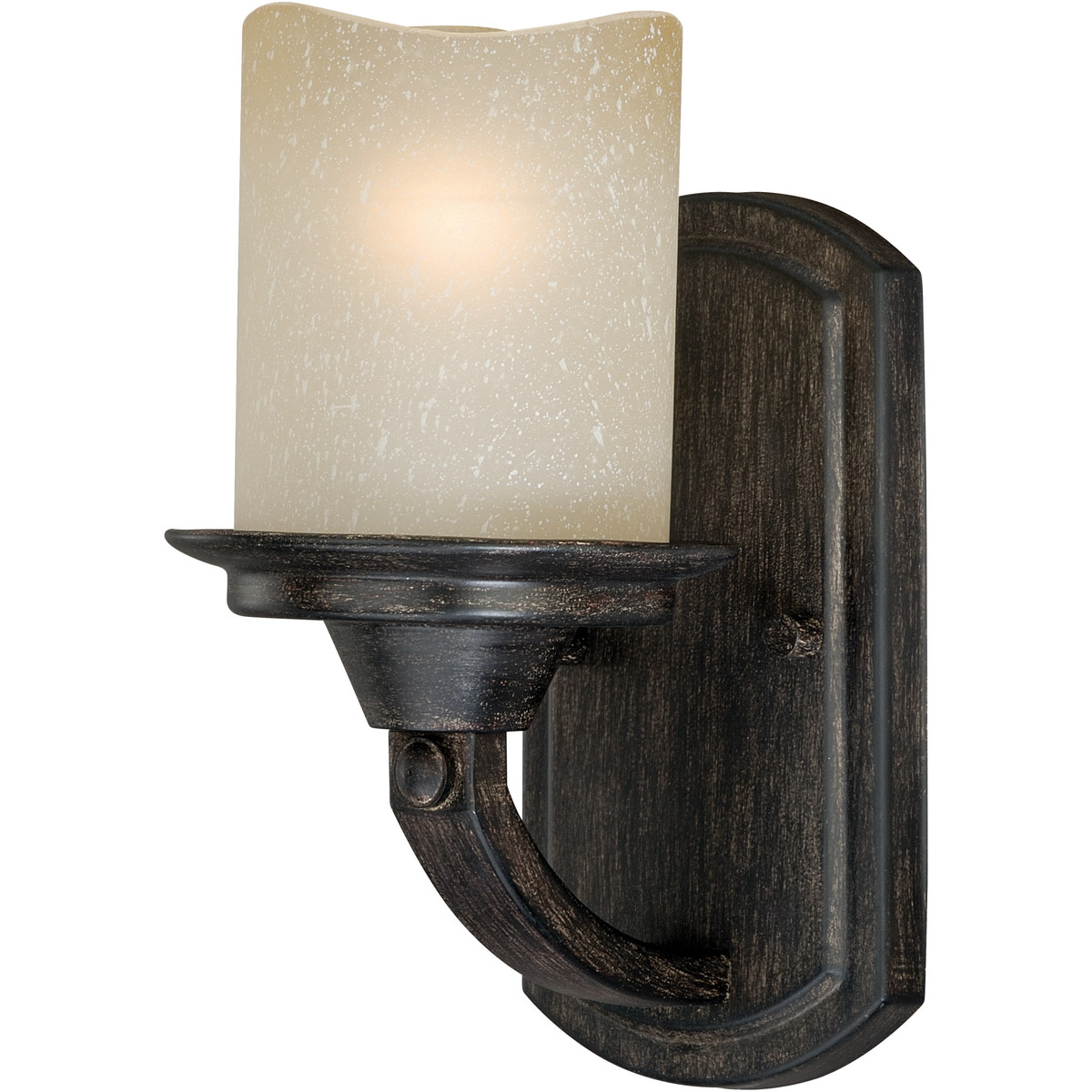 Halifax LED 6.75 inch Black Walnut Bathroom Light Wall Light