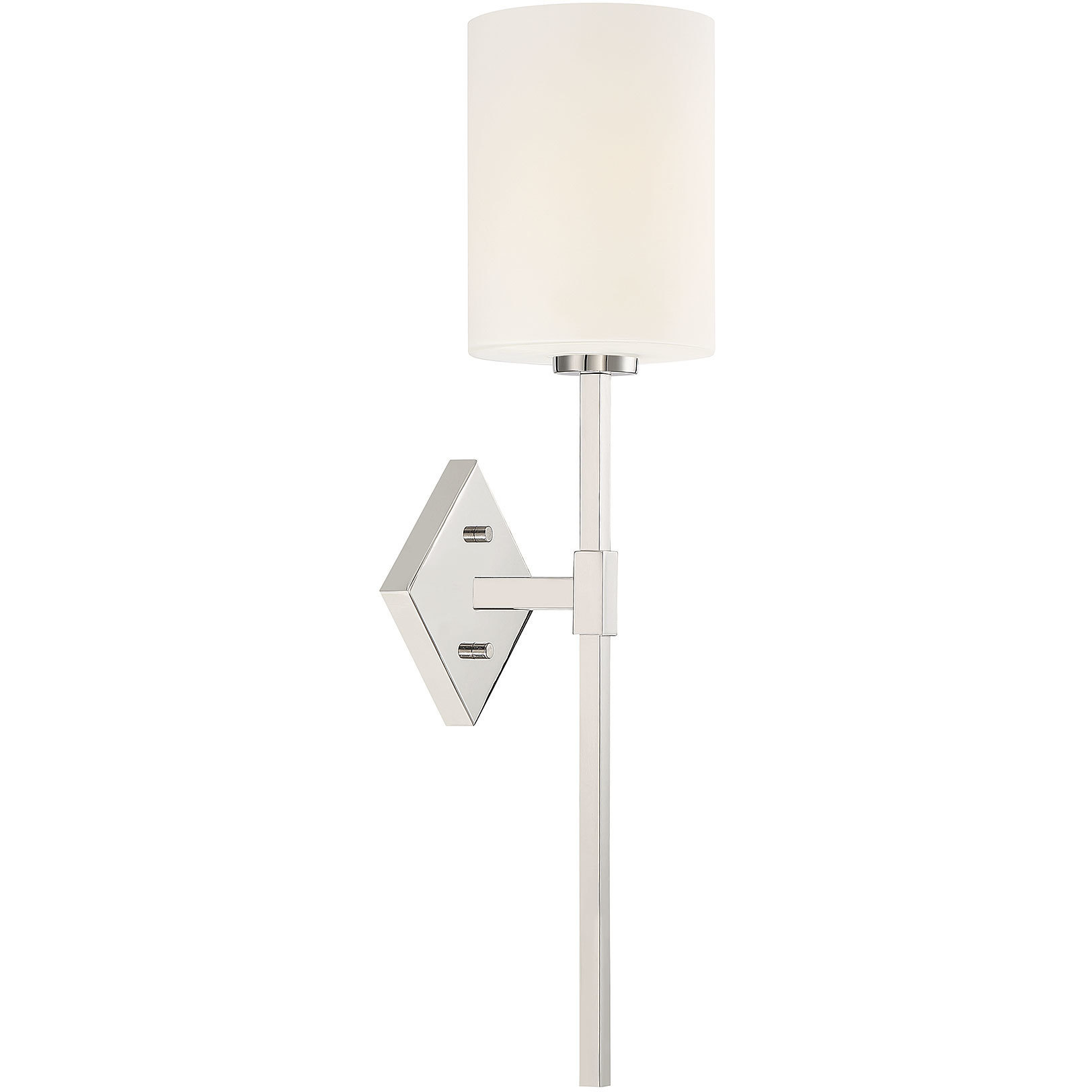 Destin 1 Light 6 inch Polished Nickel Wall Sconce Wall Light, Essentials