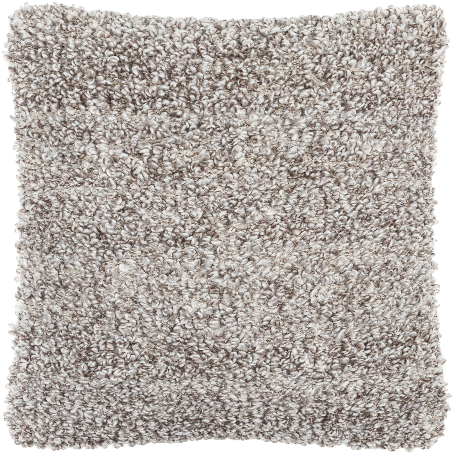 Boculette 18 X 18 inch Medium Brown/Off-White Accent Pillow