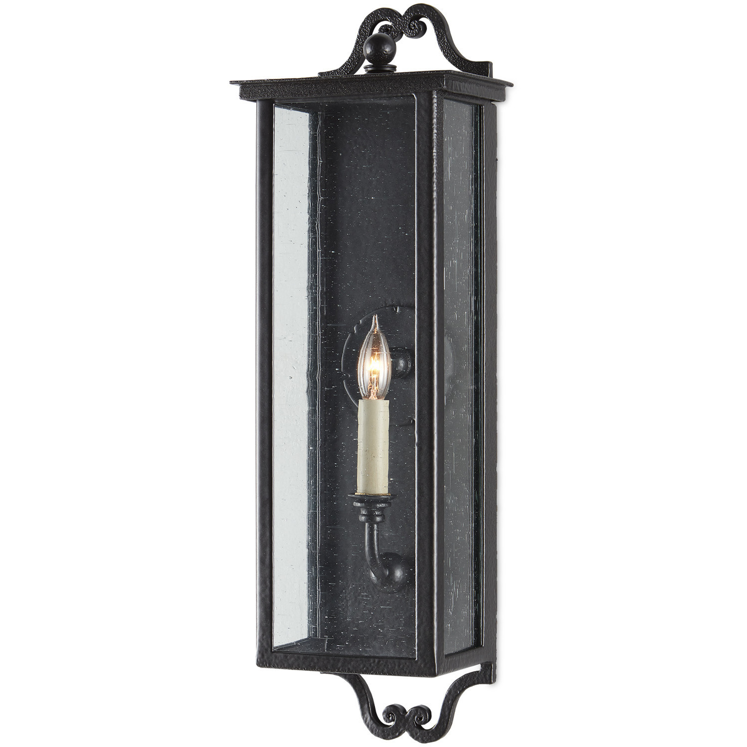 Giatti 1 Light 23.75 inch Midnight Outdoor Wall Sconce, Small