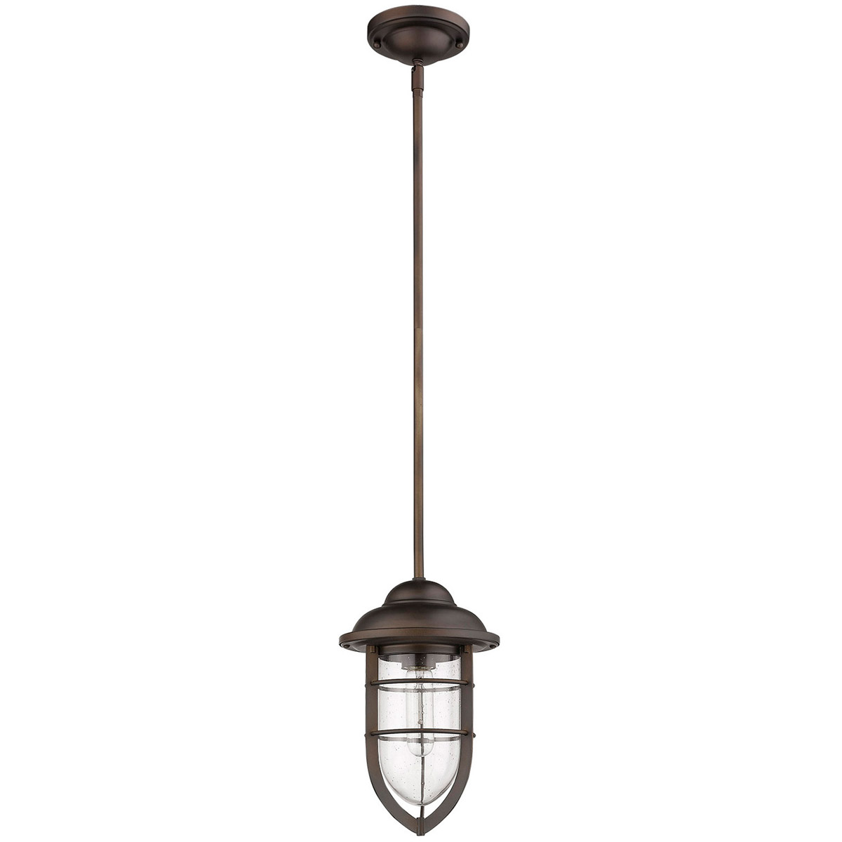 Dylan 1 Light 7.5 inch Oil-Rubbed Bronze Exterior Convertible Mini-Pendant in Oil Rubbed Bronze