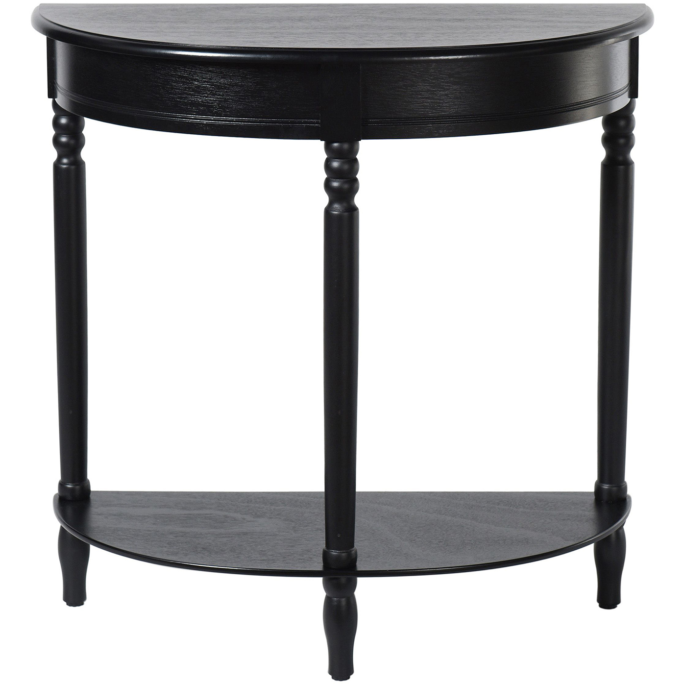Asher 28.25 X 11.8 inch Black Console Table