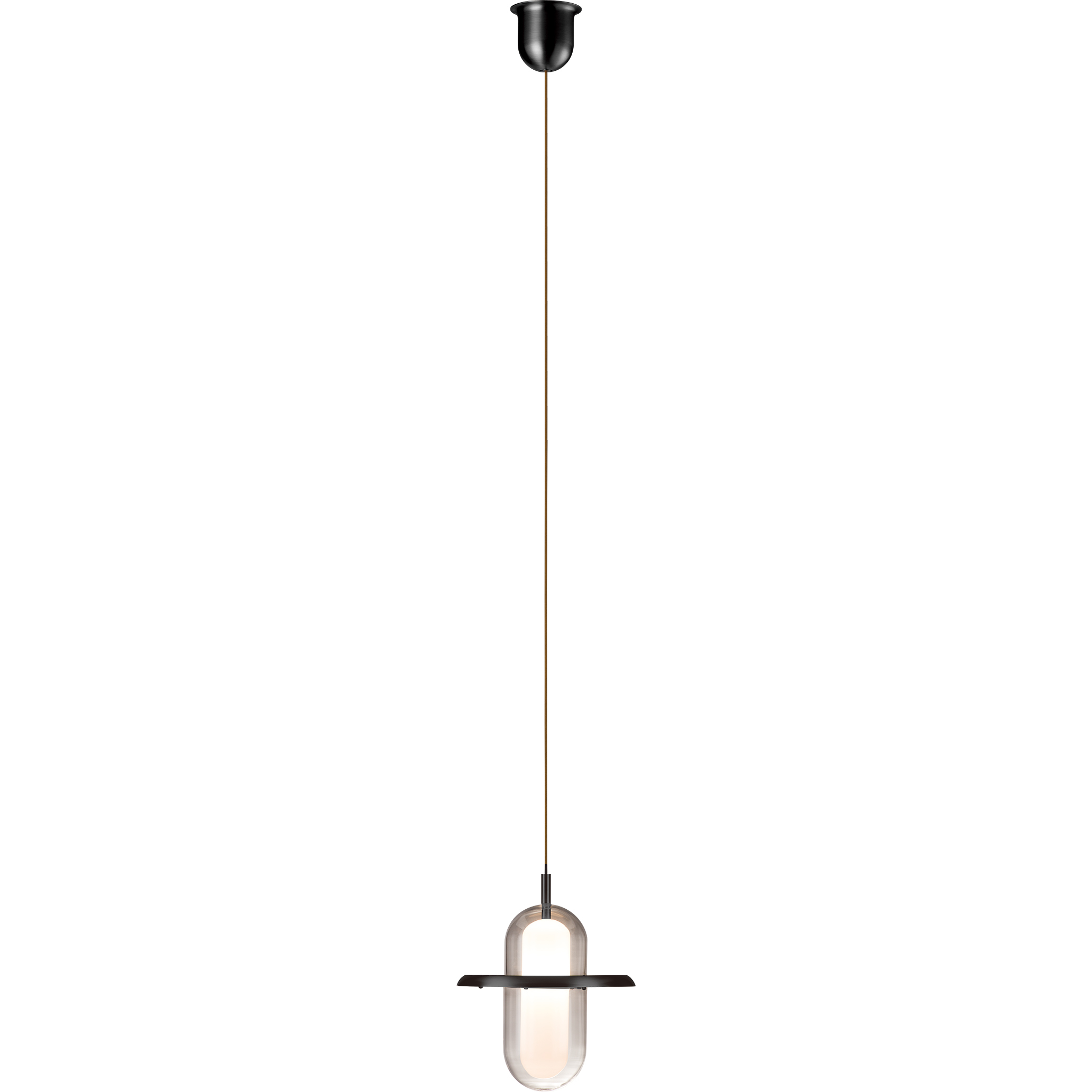 Lighthouse 12 inch Satin Dark Gray Pendant Ceiling Light