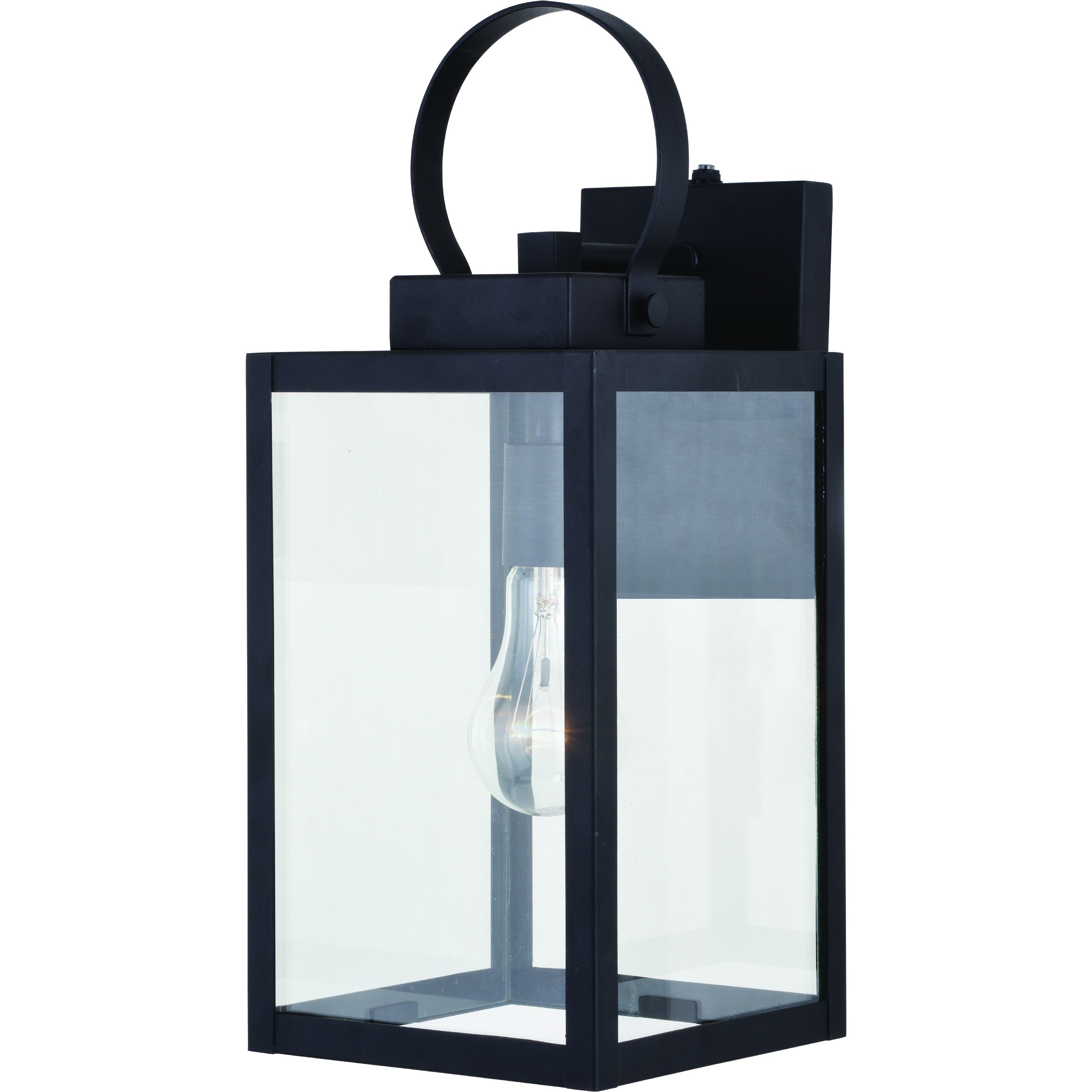Medinah LED 17.25 inch Textured Black Outdoor Wall