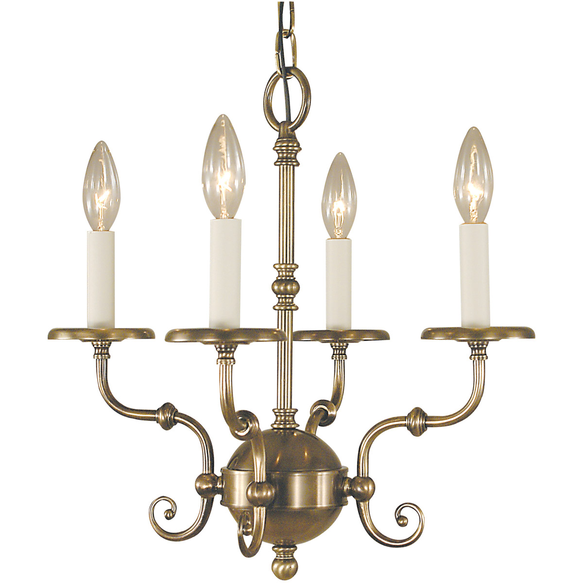 Jamestown 4 Light 17 inch Siena Bronze Mini Chandelier Ceiling Light in Sienna Bronze