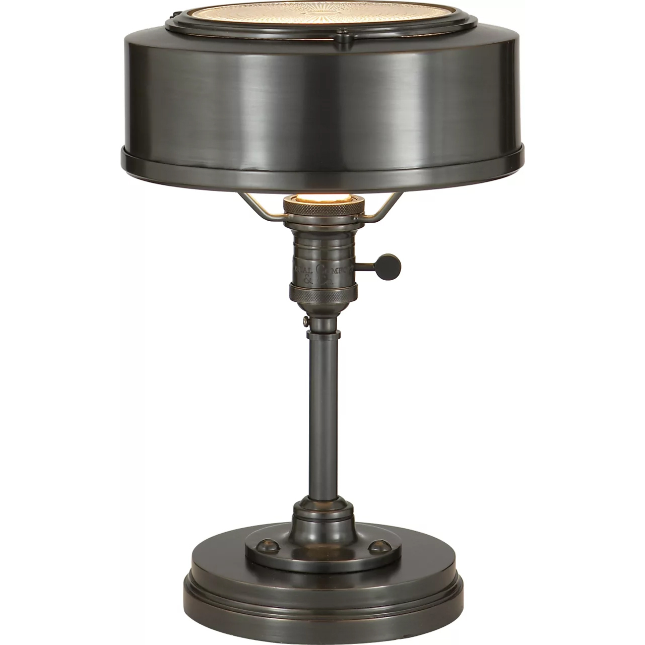 Thomas O'Brien Henley 13 inch 60 watt Bronze Task Lamp Portable Light
