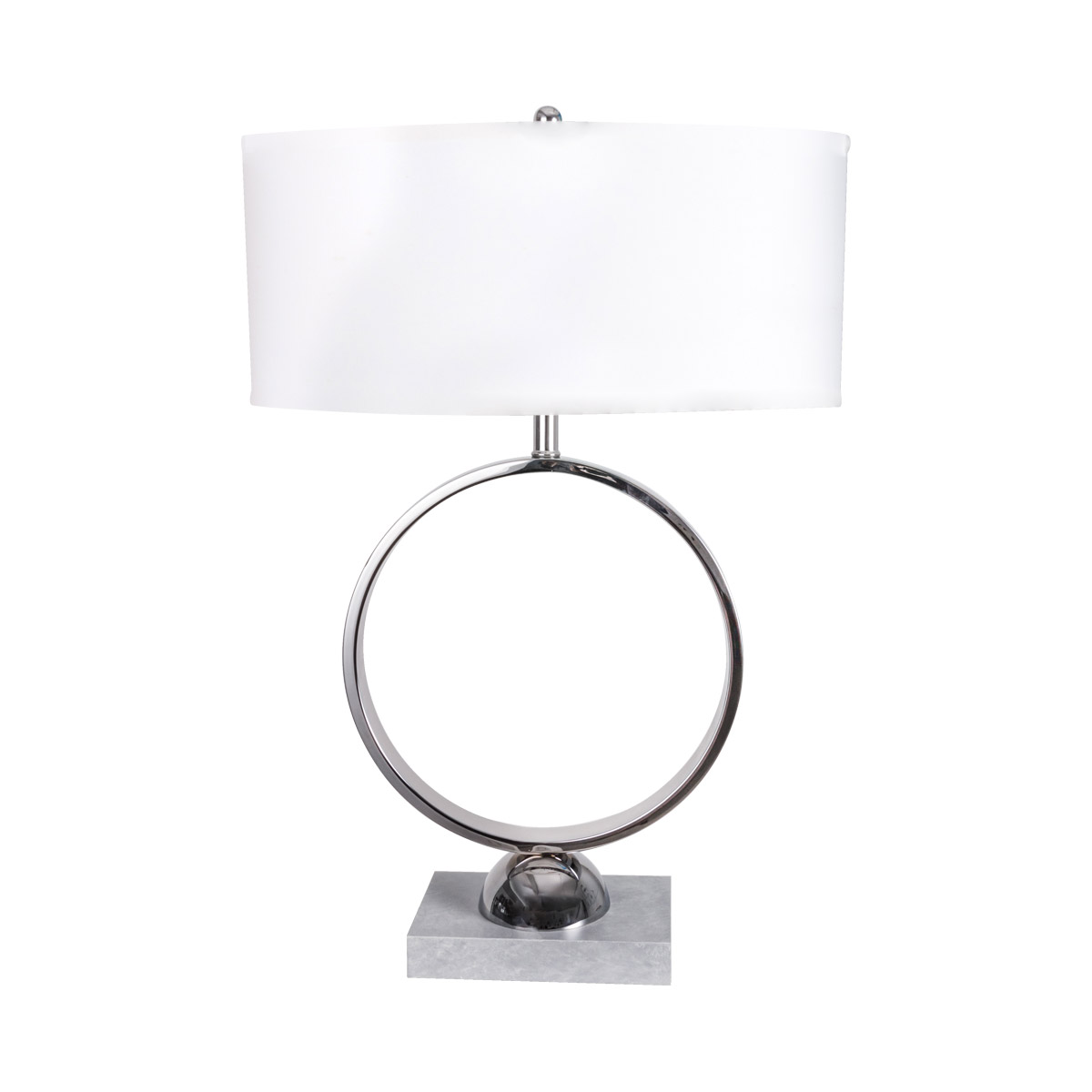 Streamline 30 inch 100 watt Chrome and Cadet Gray Table Lamp Portable Light, Correlation