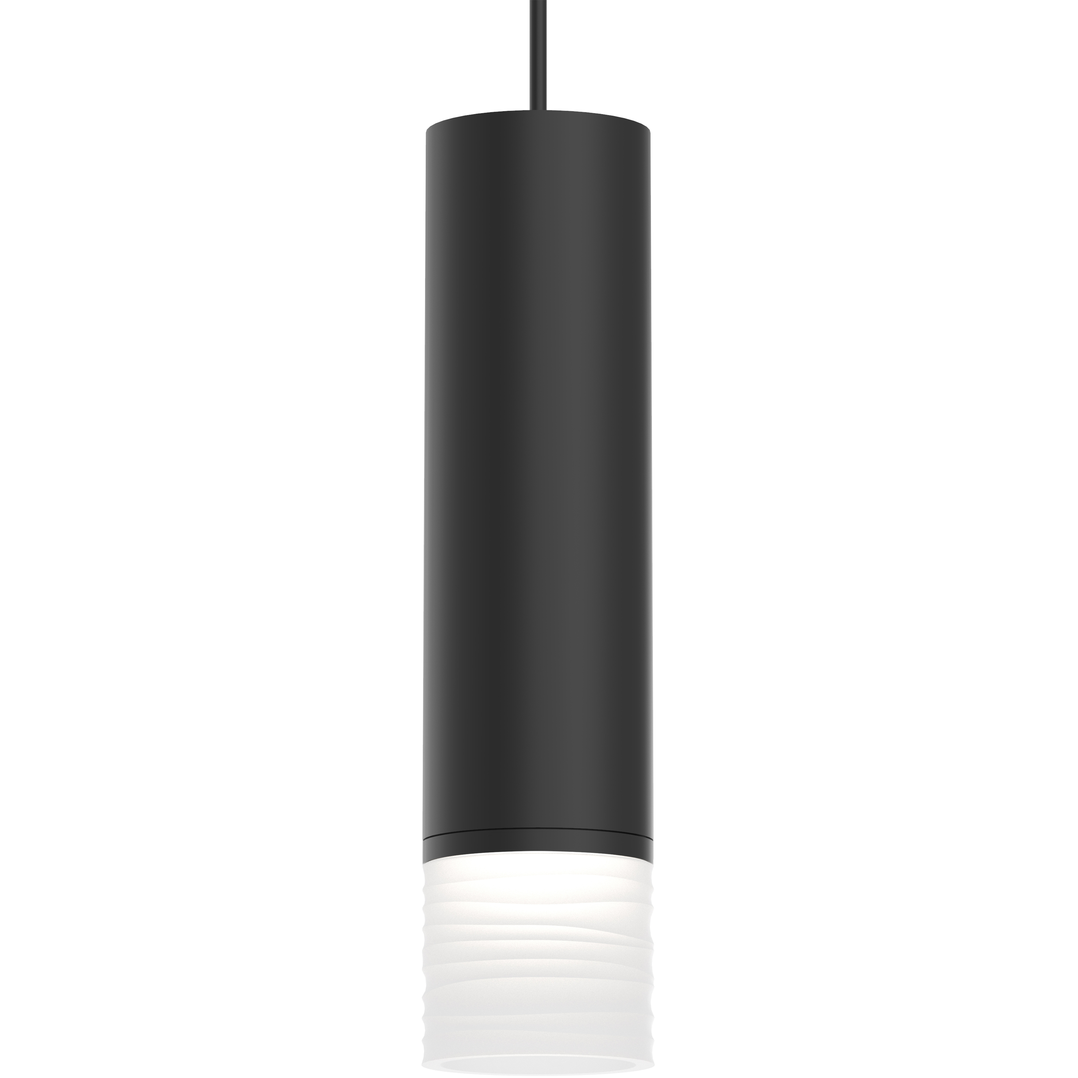 Alc LED 3 inch Satin Black Pendant Ceiling Light