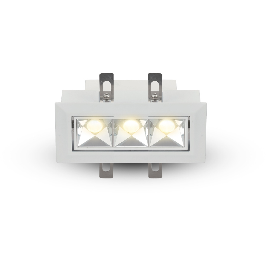 RUBIK Series White Recessed Downlight