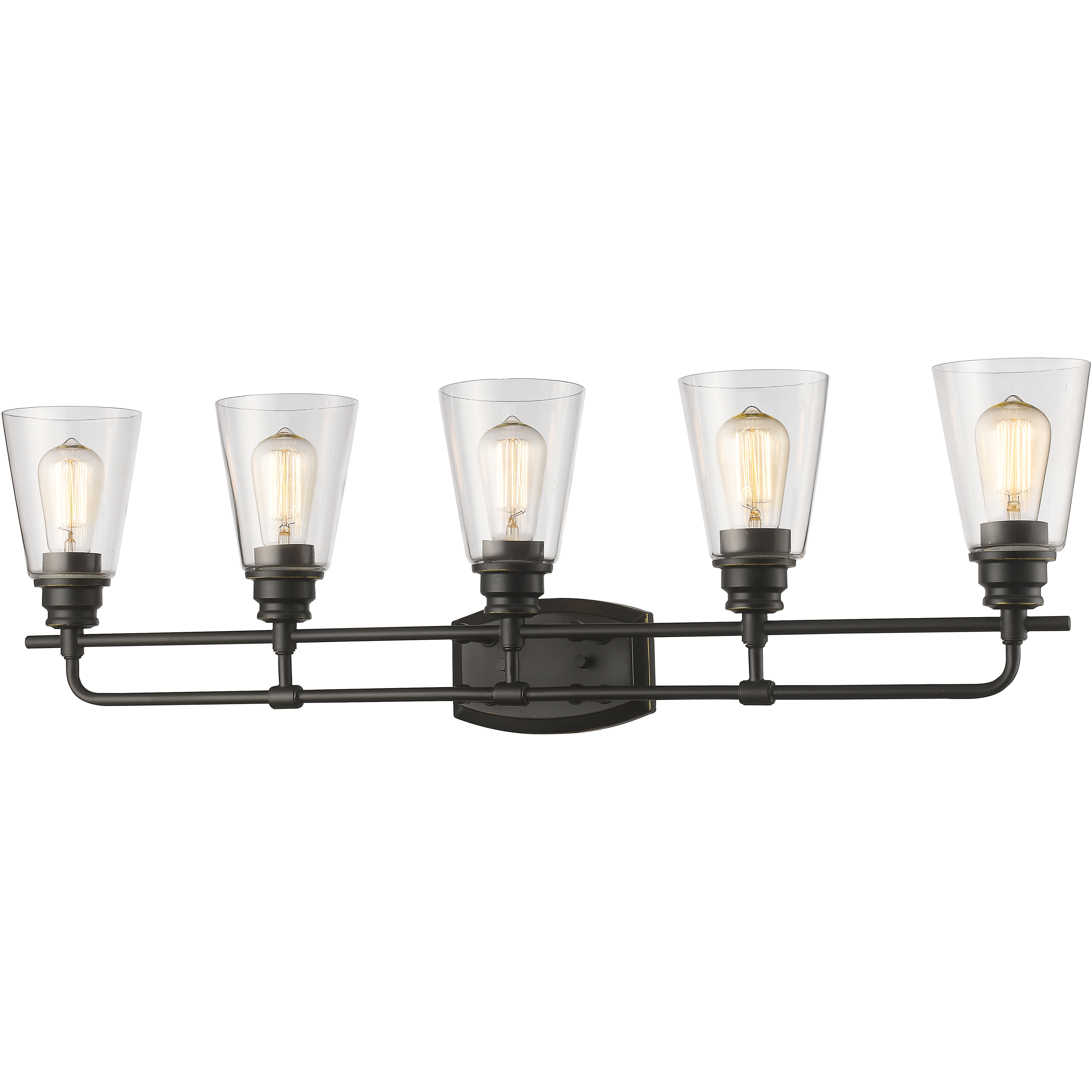 Annora 5 Light 36.75 inch Olde Bronze Vanity Wall Light