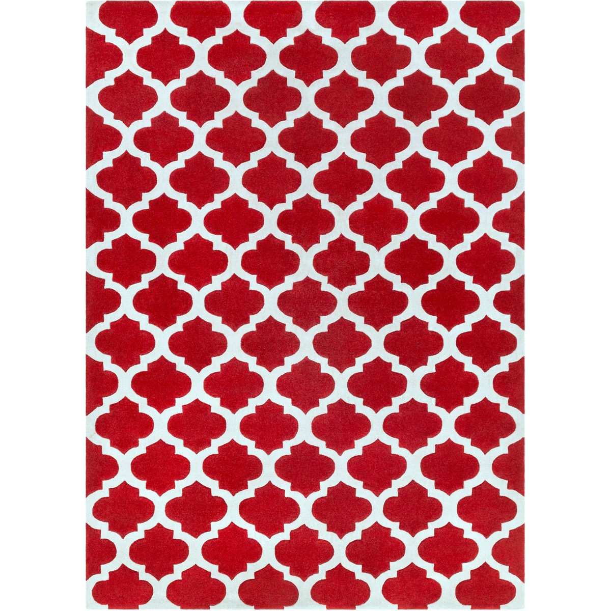 Cosmopolitan 156 X 108 inch Dark Red, Ivory Rug