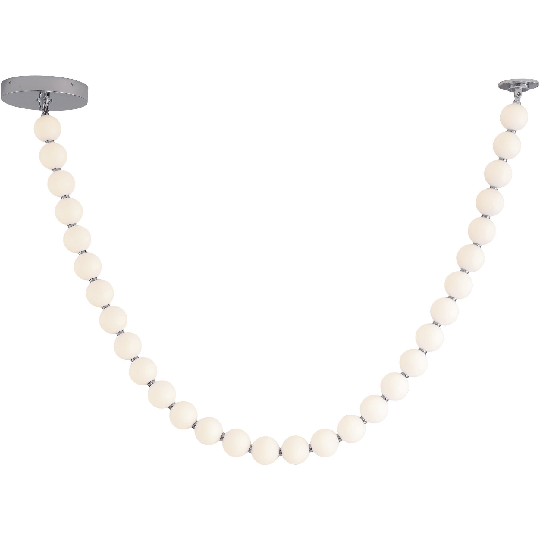 Akoya LED 3.25 inch Chrome Pendant Ceiling Light in Universal - 0-10V Dimming