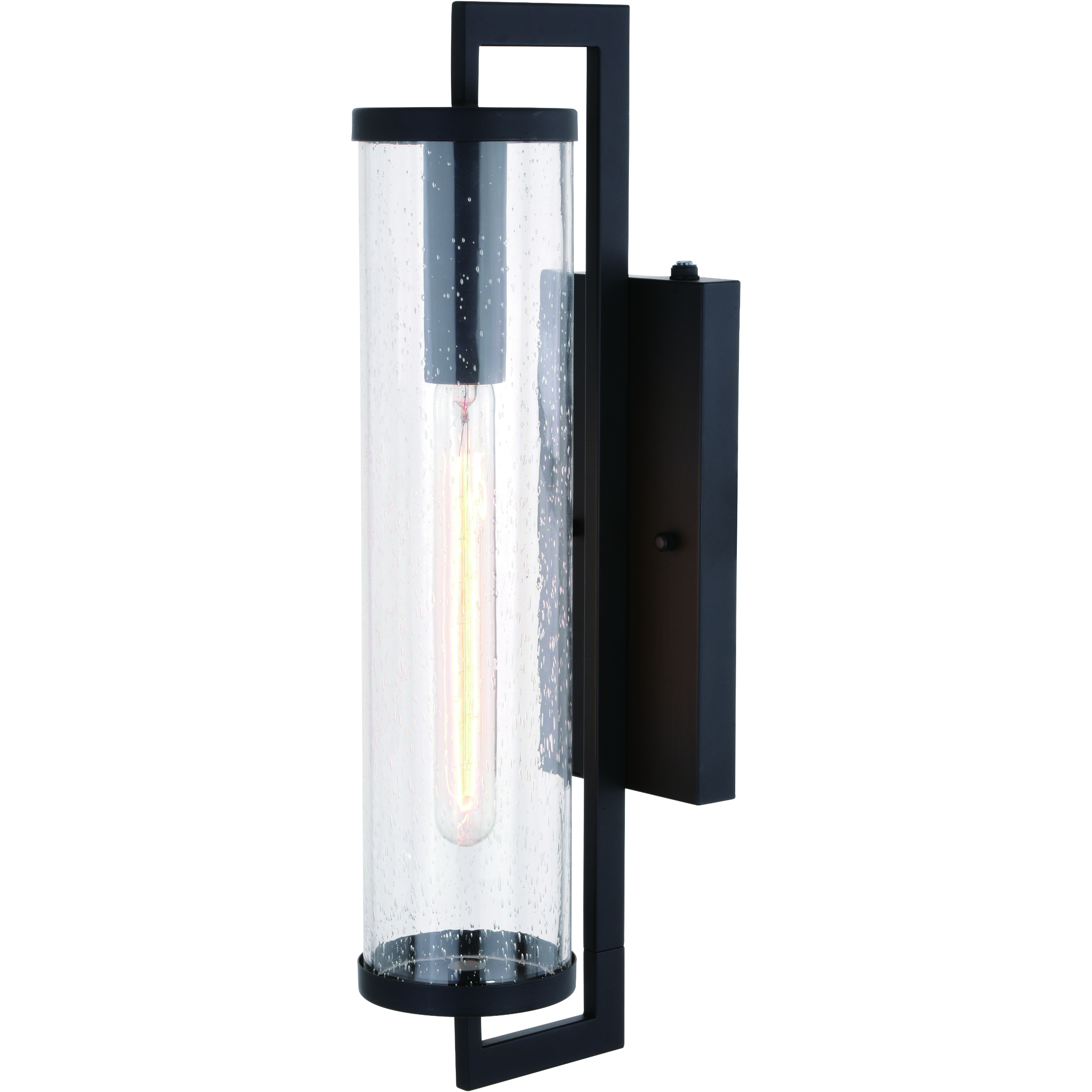 Morgan Park LED 20 inch Matte Black Outdoor Wall