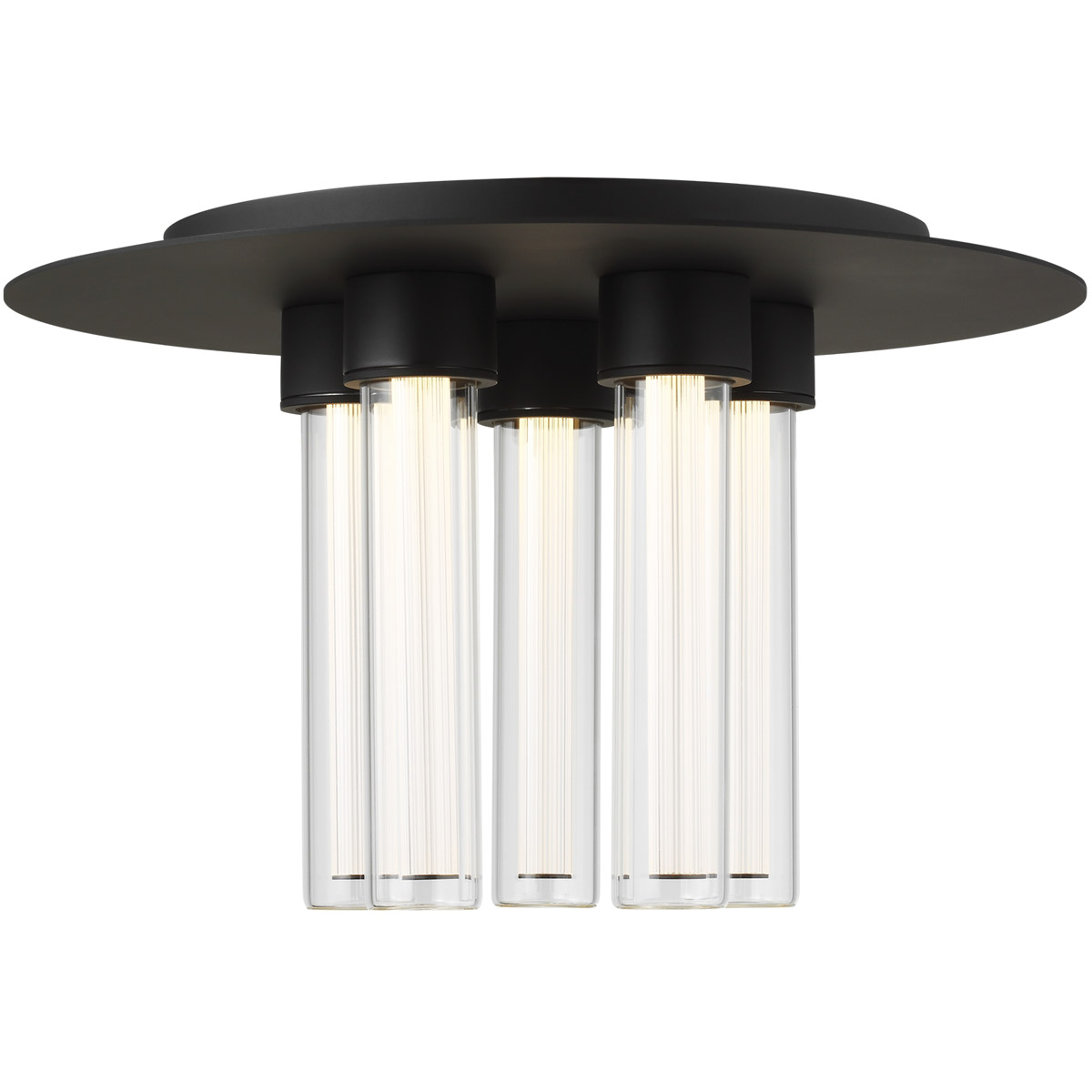 Sean Lavin Kola LED 13 inch Nightshade Black Flush Mount Ceiling Light in LED 90 CRI 2700K 120V, Integrated LED
