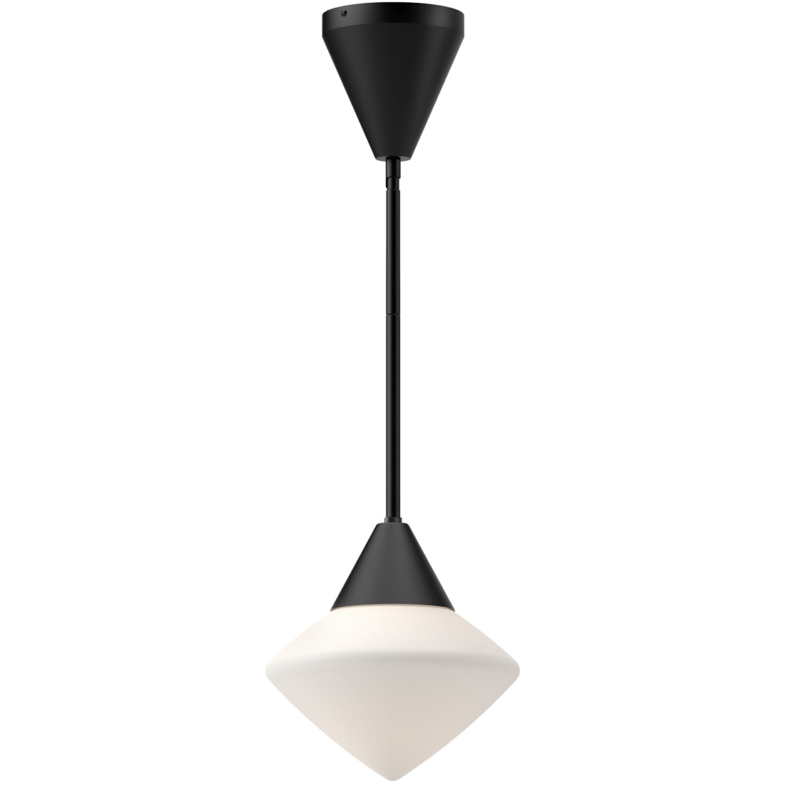 Alora Mood Nora 1 Light 8 inch Matte Black Pendant Ceiling Light