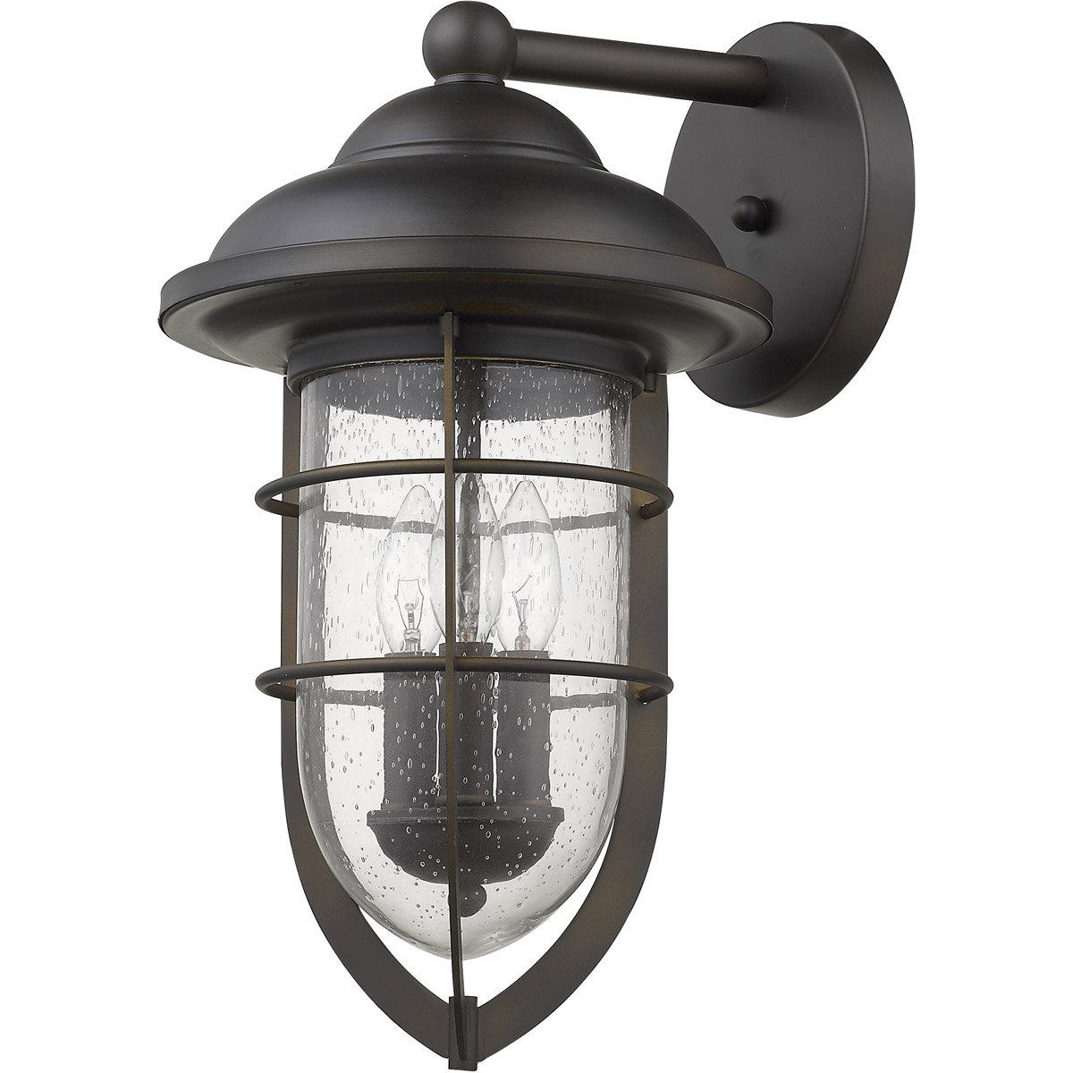 Dylan 3 Light 18 inch Oil-Rubbed Bronze Exterior Wall Mount in Oil Rubbed Bronze