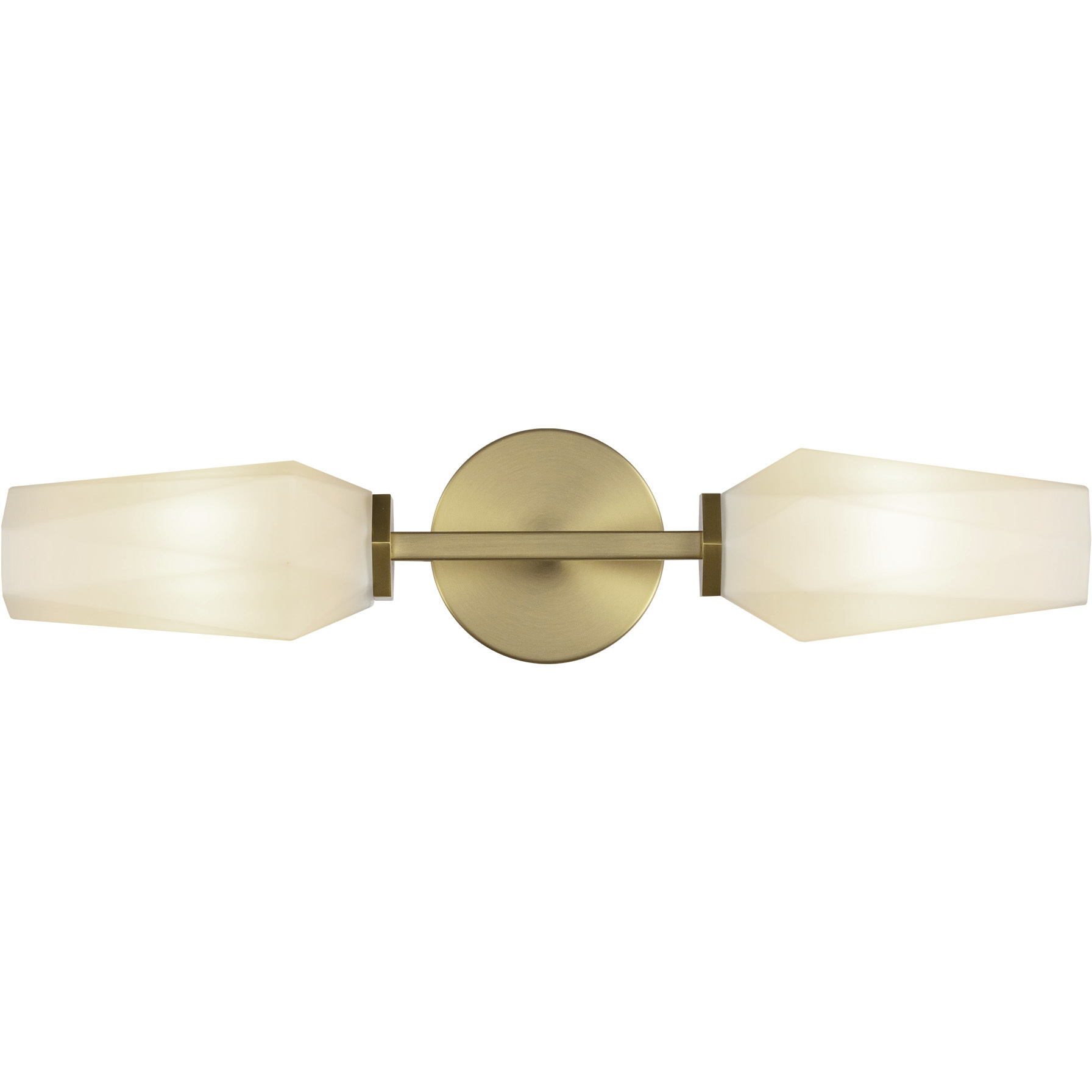 Alora Mood Krysta 2 Light 3.75 inch Brushed Gold Wall/Vanity Light Wall Light