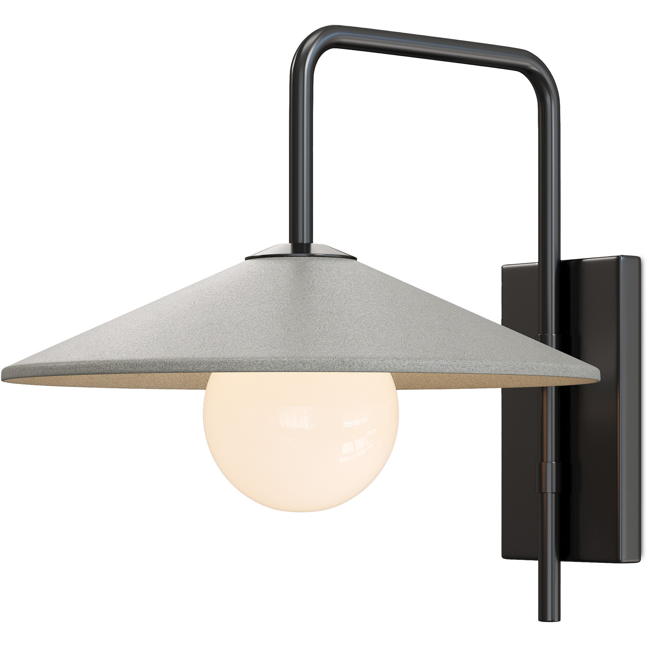 Bothy 1 Light 18 inch Black Outdoor Wall Sconce