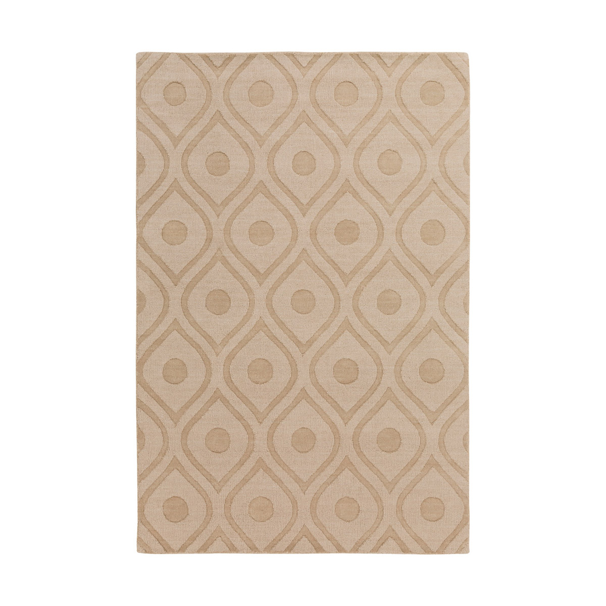Central Park 72 X 48 inch Taupe Indoor Area Rug, Rectangle