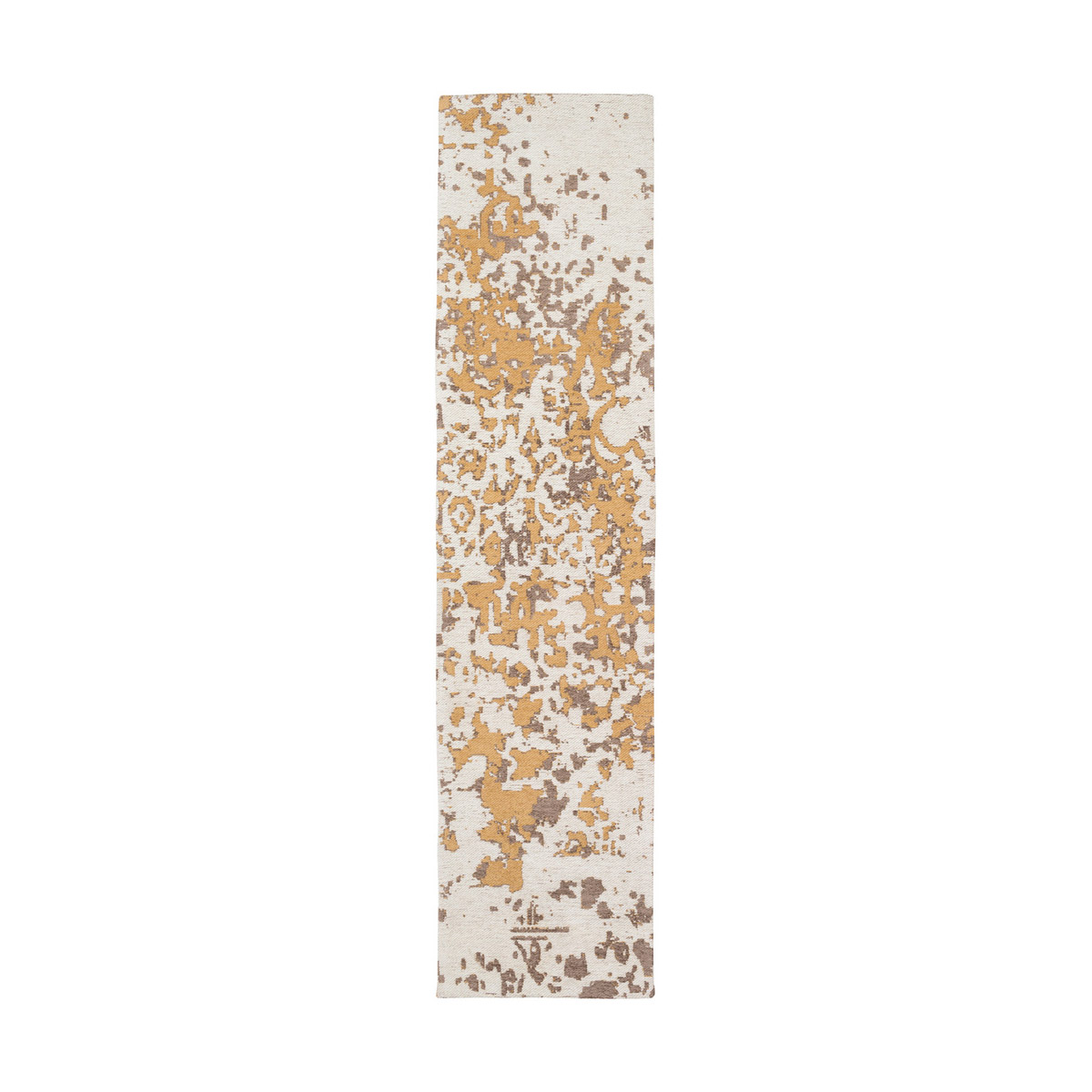 Kensington 96 X 24 inch Cream/Dark Brown/Mustard Rugs, Runner