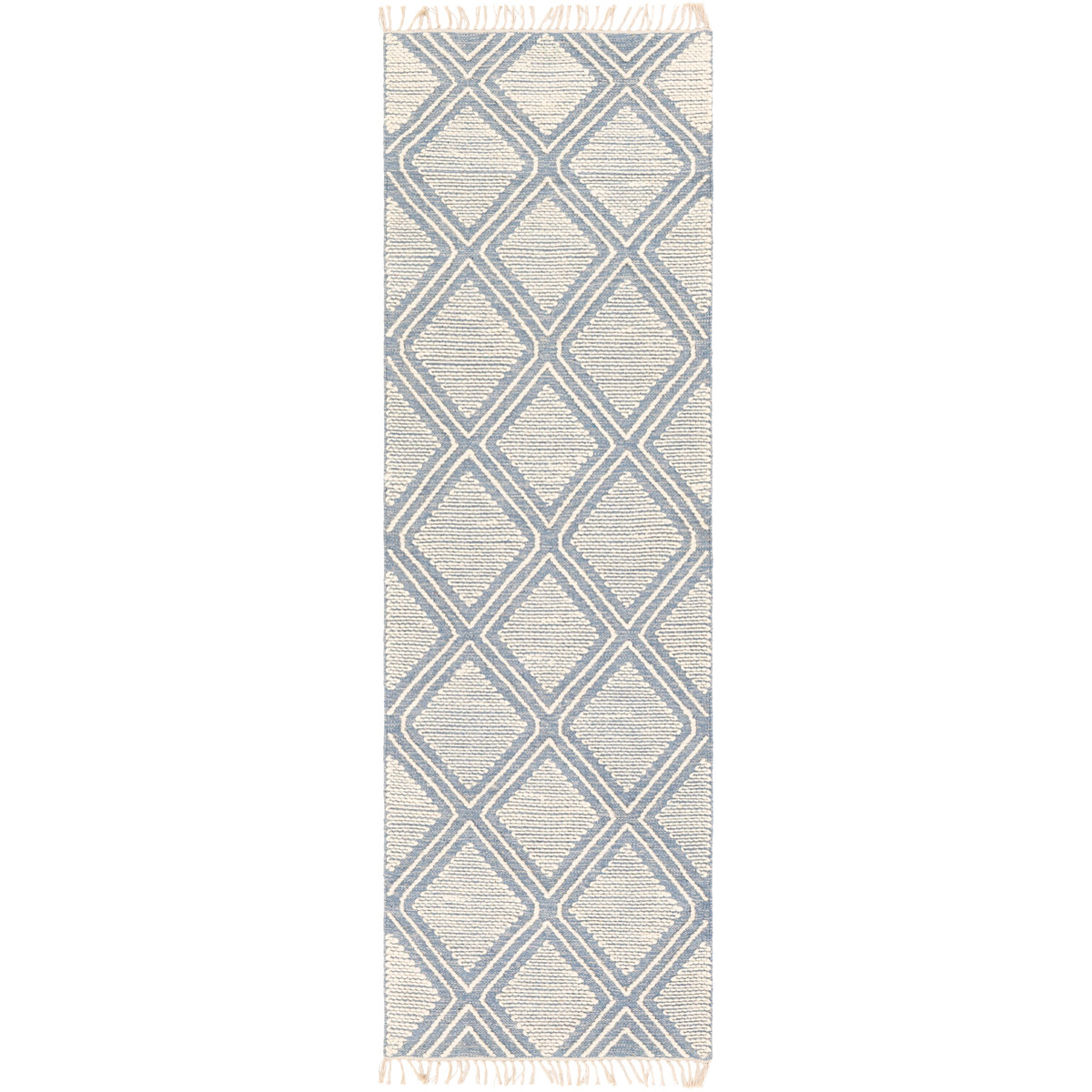 Bedouin 96 X 30 inch Denim/Cream Rugs