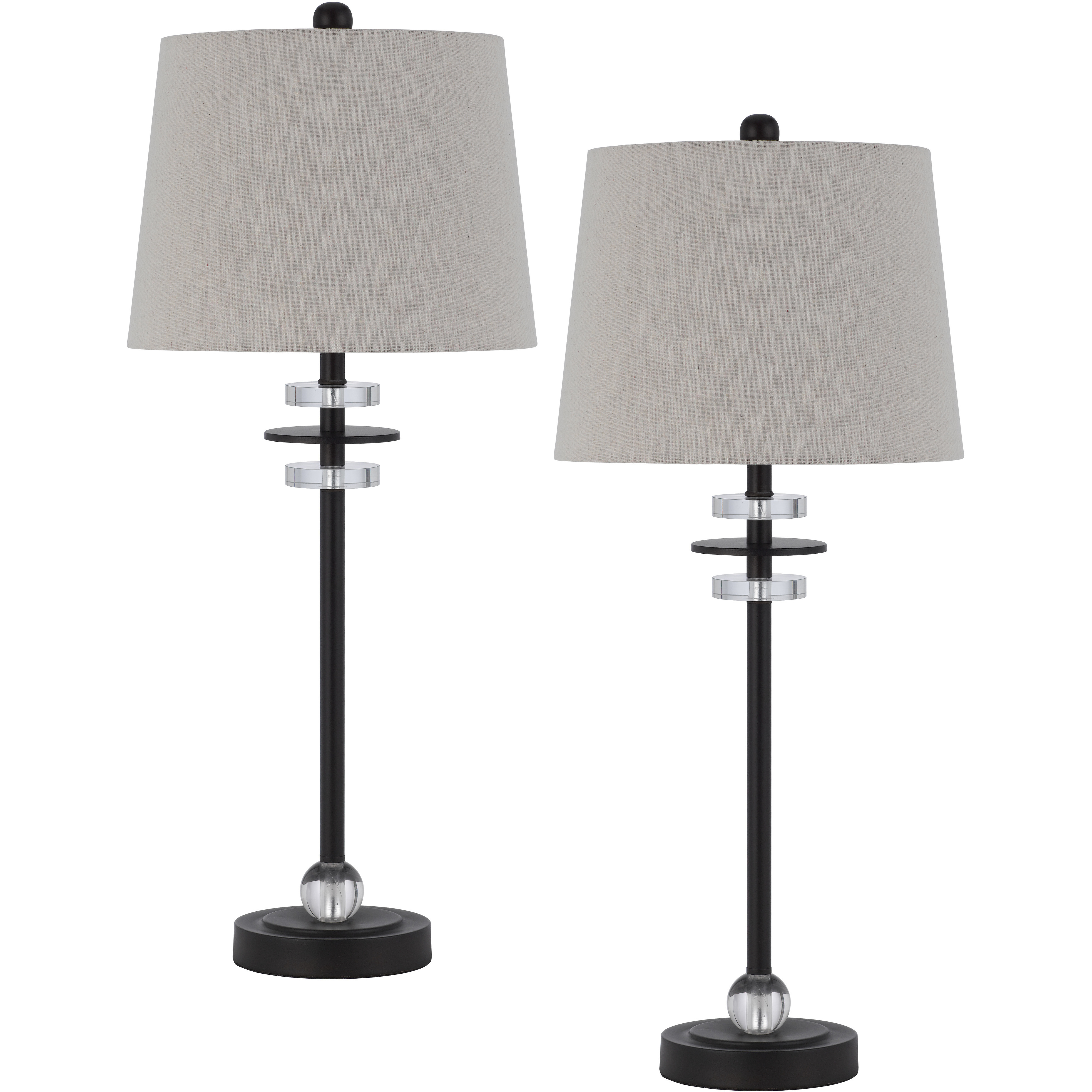 Sitka 29 inch 60.00 watt Black Lamp Set Portable Light