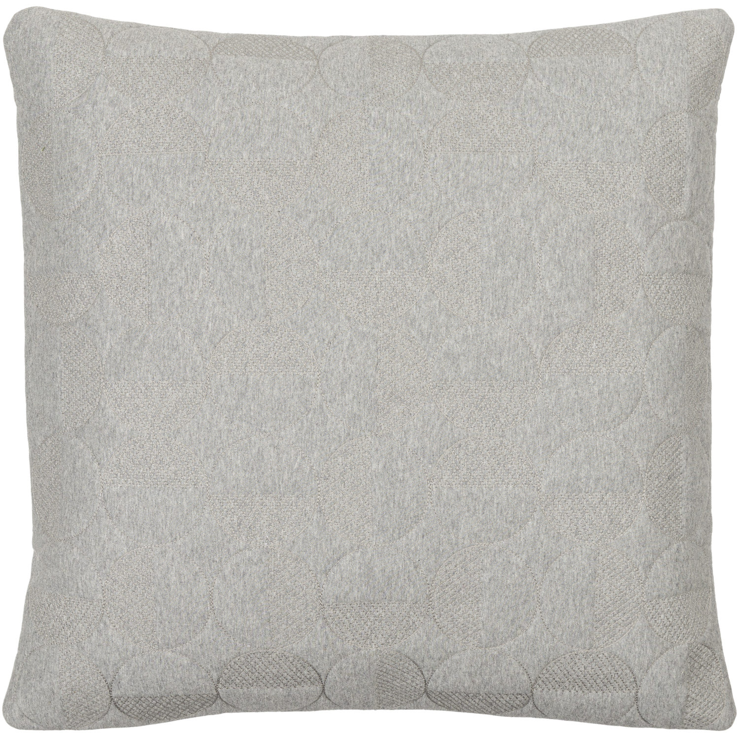 Semicircle 18 X 18 inch Sterling Grey/Pearl/Sage Accent Pillow