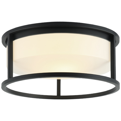 Framerton LED 11.88 inch Matte Black Flush Mount Ceiling Light