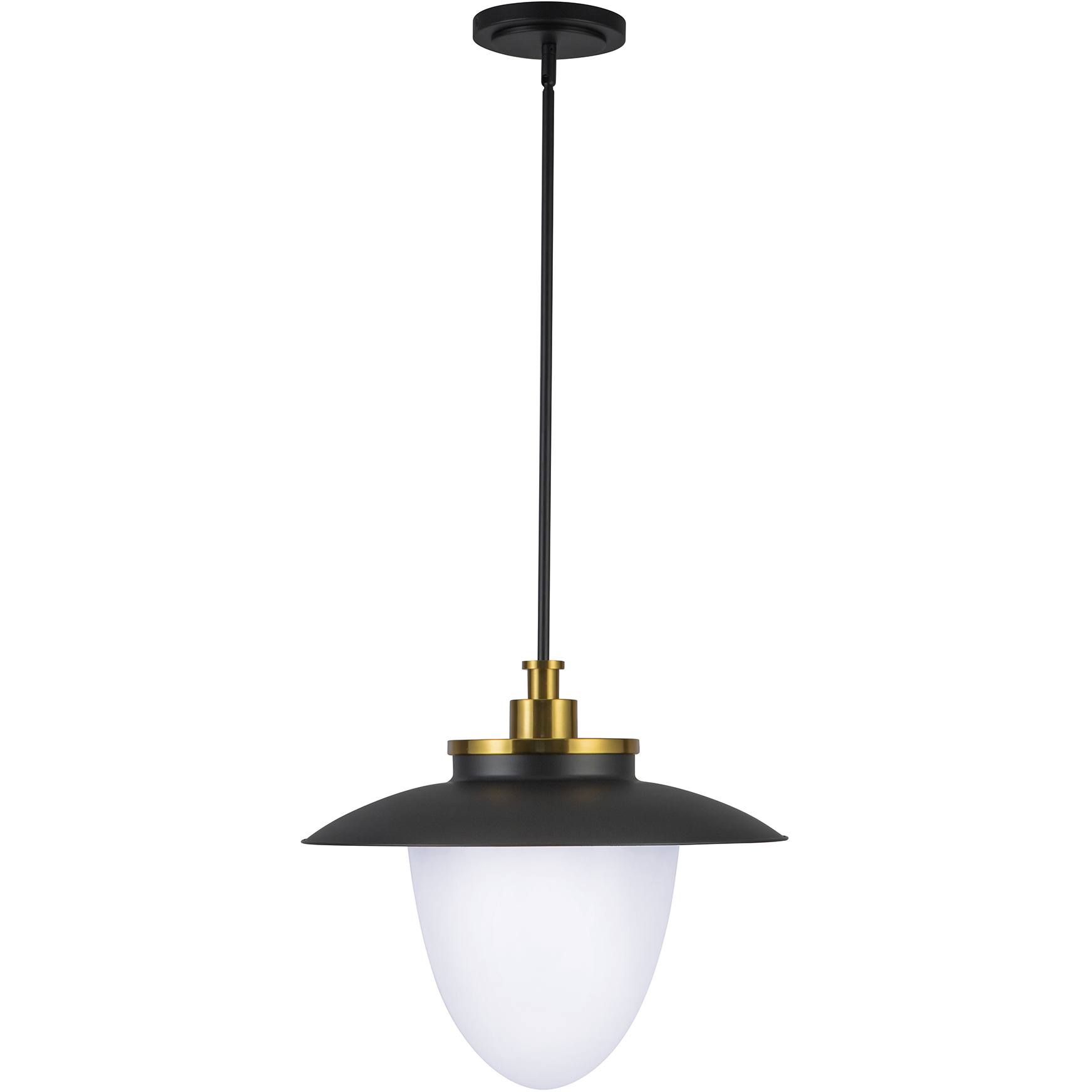 Dahlia 3 Light 20 inch Brushed Brass and Brass Pendant Ceiling Light