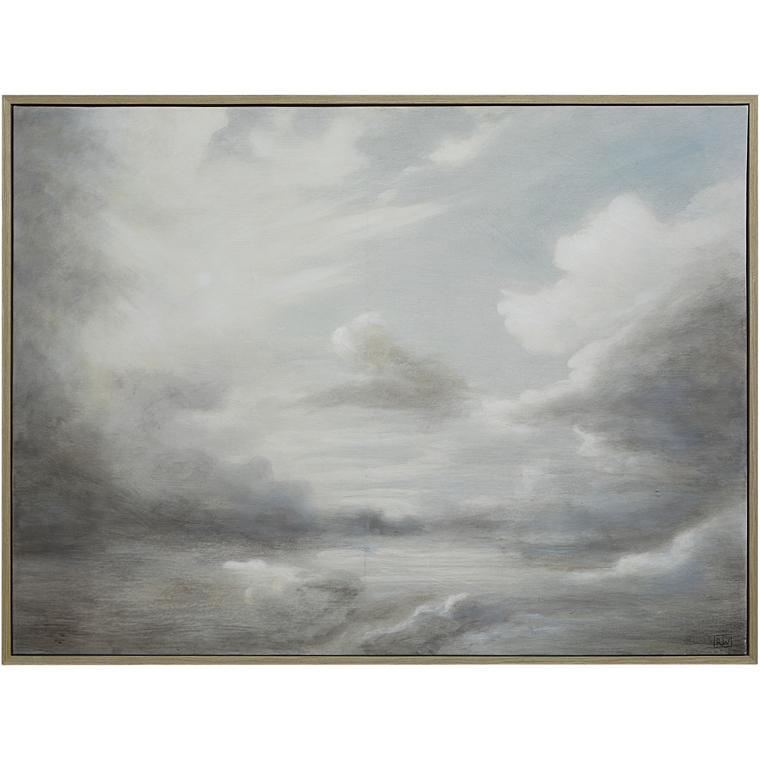 Anse Cream Canvas Art
