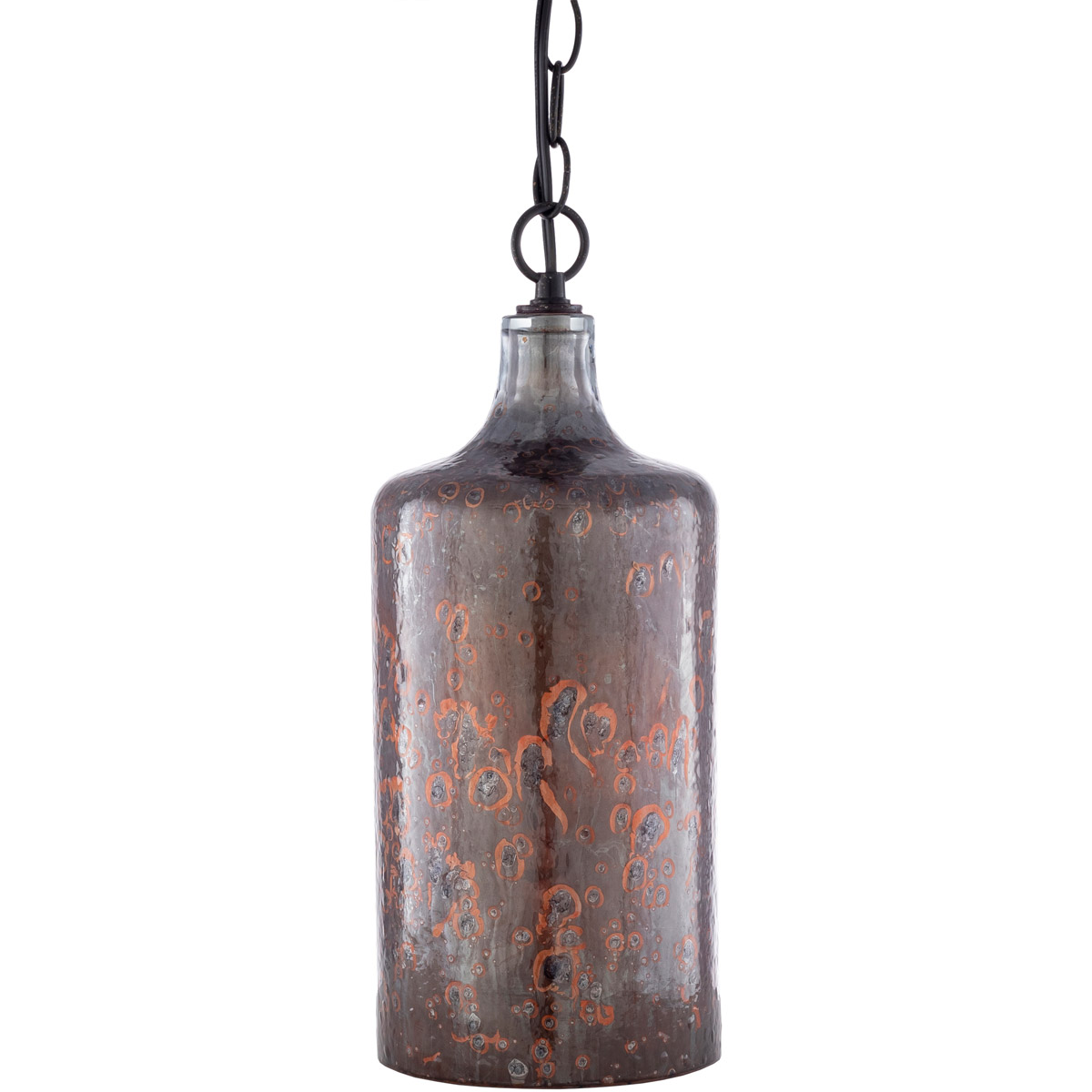 Ormond 1 Light 6 inch Eggplant/Burnt Orange Pendant Ceiling Light