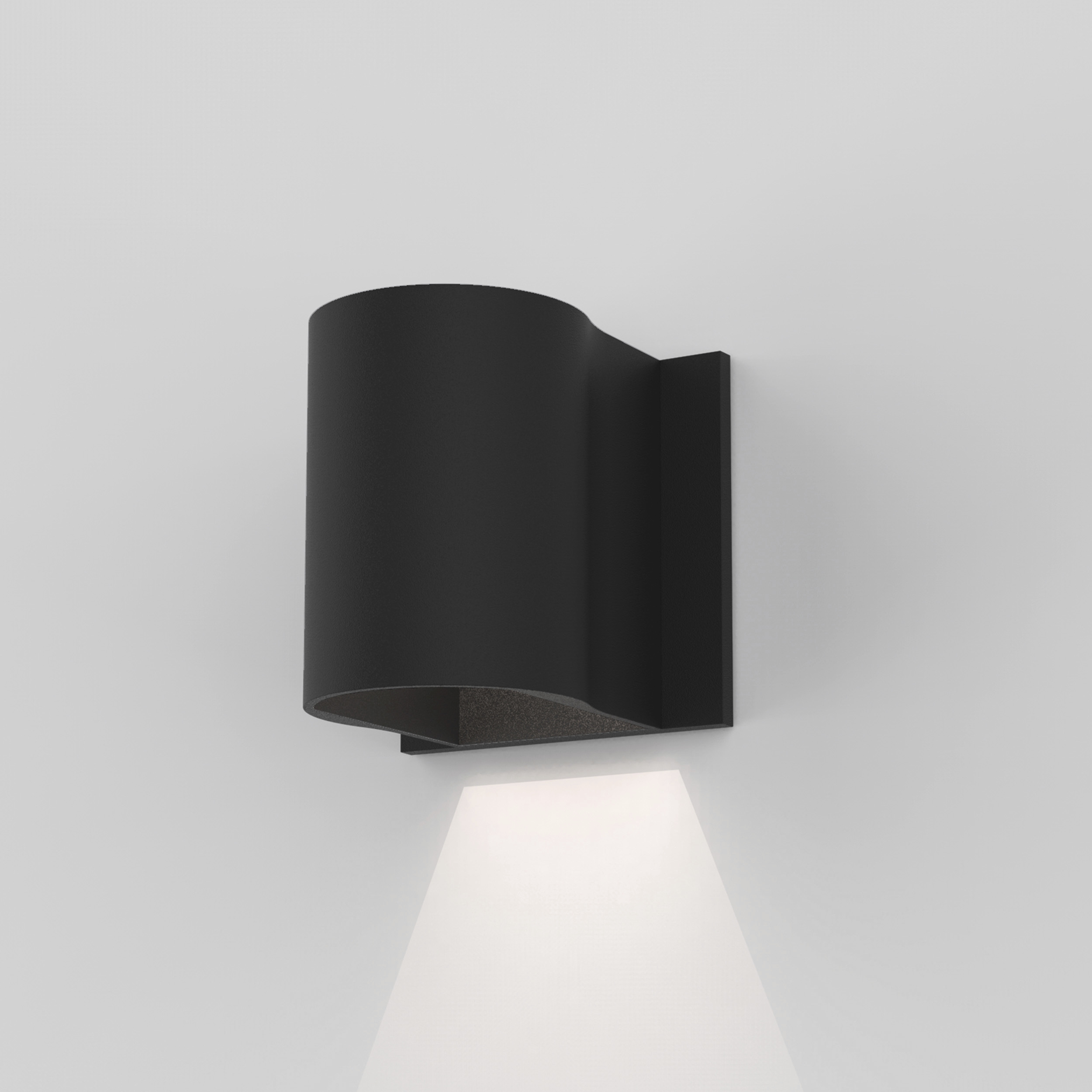 Dunbar LED 4.33 inch Textured Black Exterior Wall Light