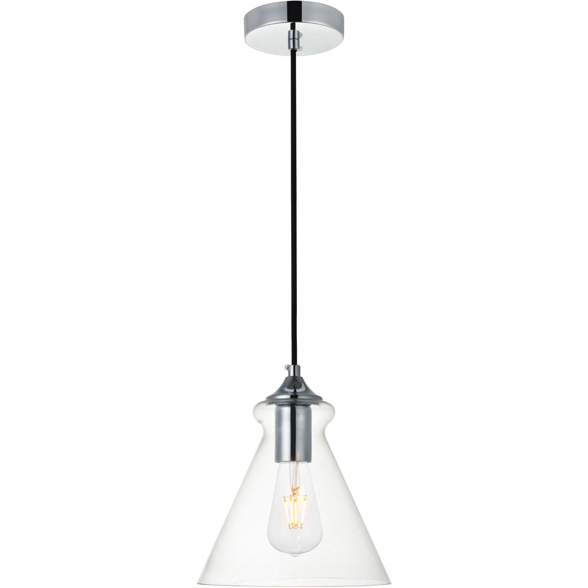 Gwynedd 1 Light 7.9 inch Chrome Pendant Ceiling Light