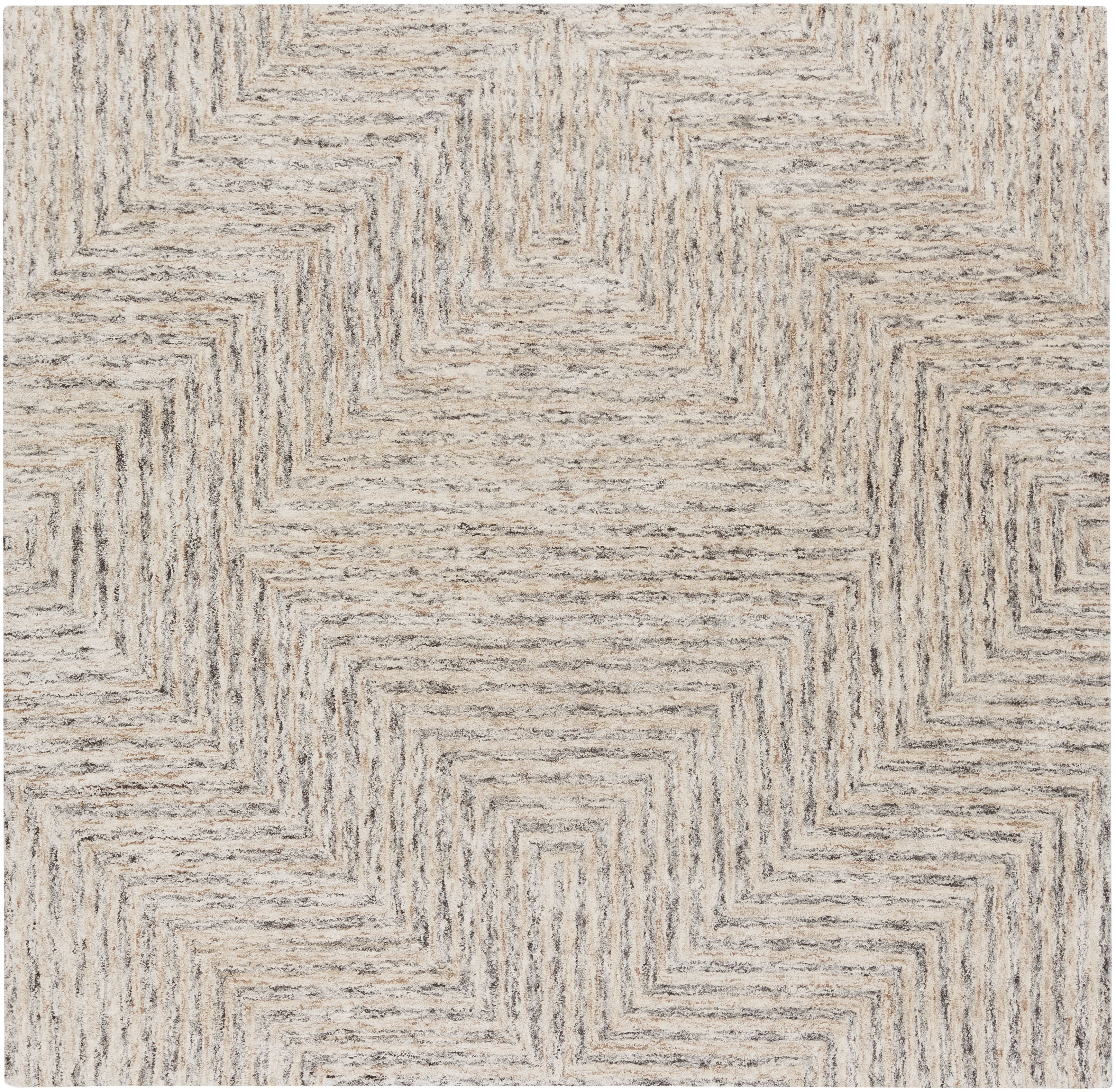 Falcon 120 X 120 inch Light Gray Rug in 10 Ft Square, Square
