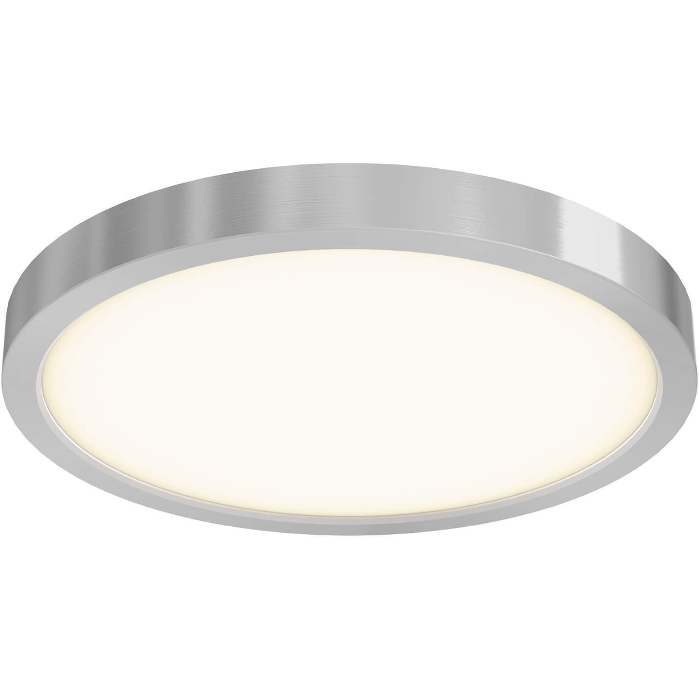 Delta LED 10 inch Satin Nickel Flushmount Ceiling Light in Satin Grey, Indoor/Outdoor