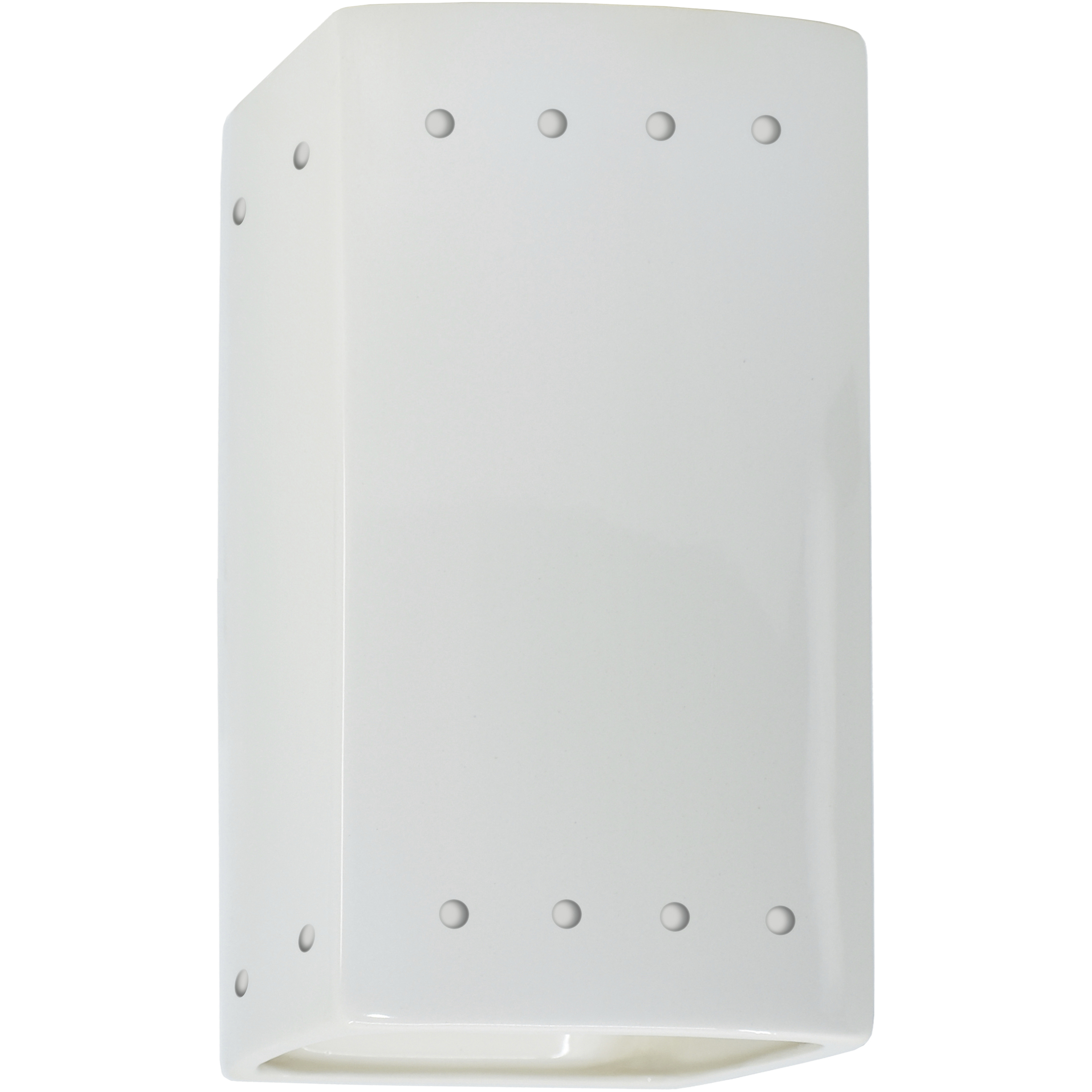 Ambiance LED 5.25 inch Gloss White Wall Sconce Wall Light