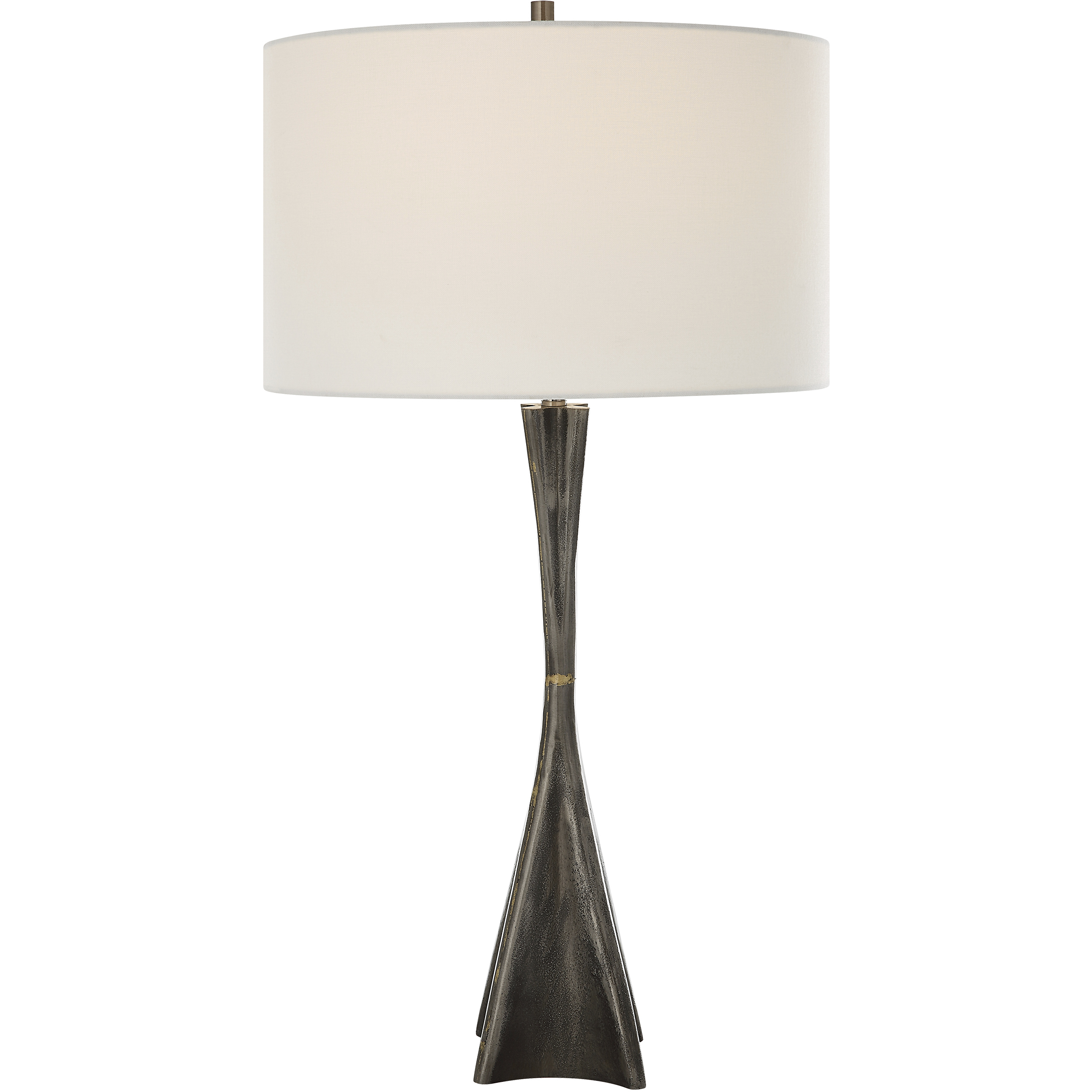 Keiron 32 inch 150.00 watt Cast Iron and Brass Table Lamp Portable Light