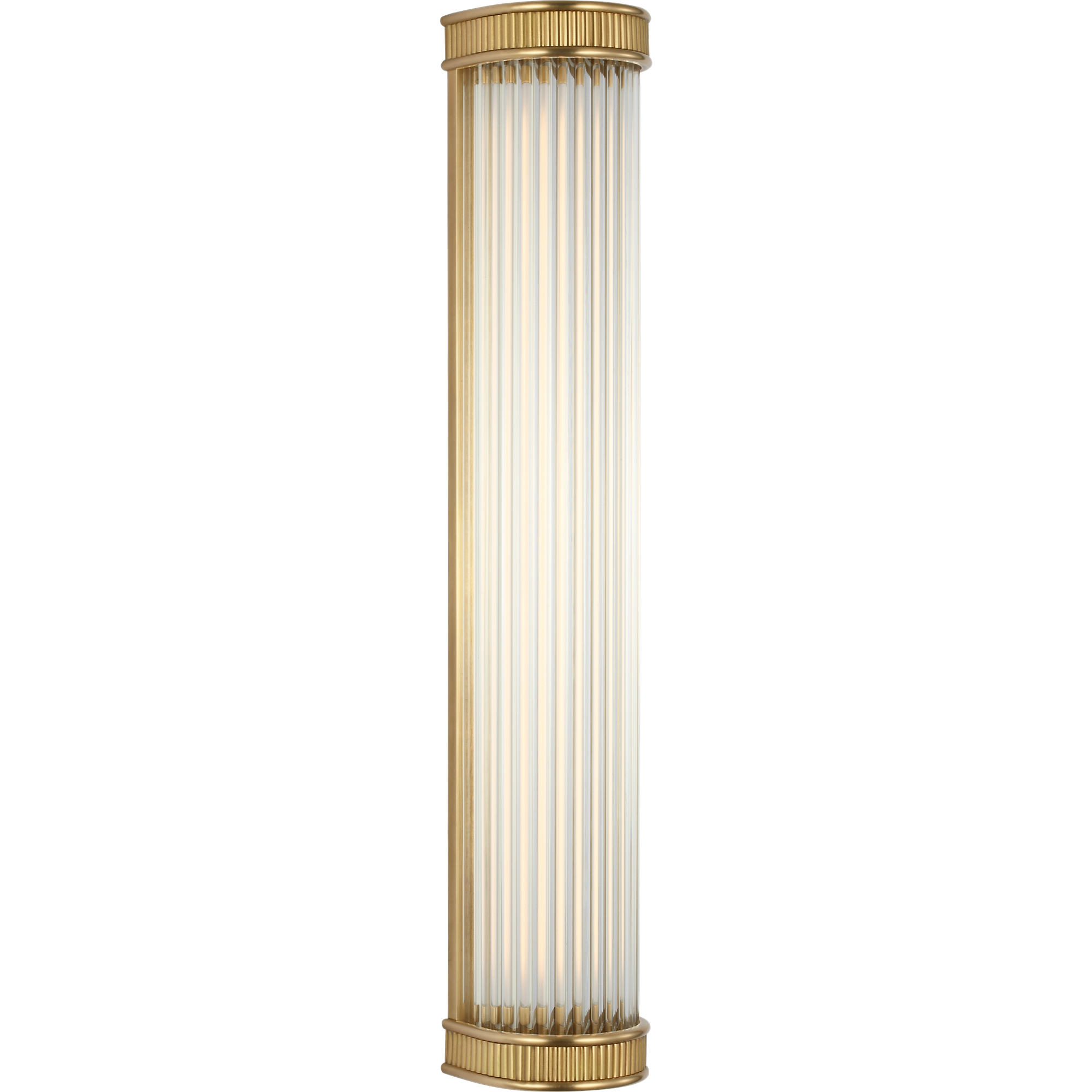 Marie Flanigan Menil LED 4.25 inch Soft Brass Linear Bath Sconce Wall Light