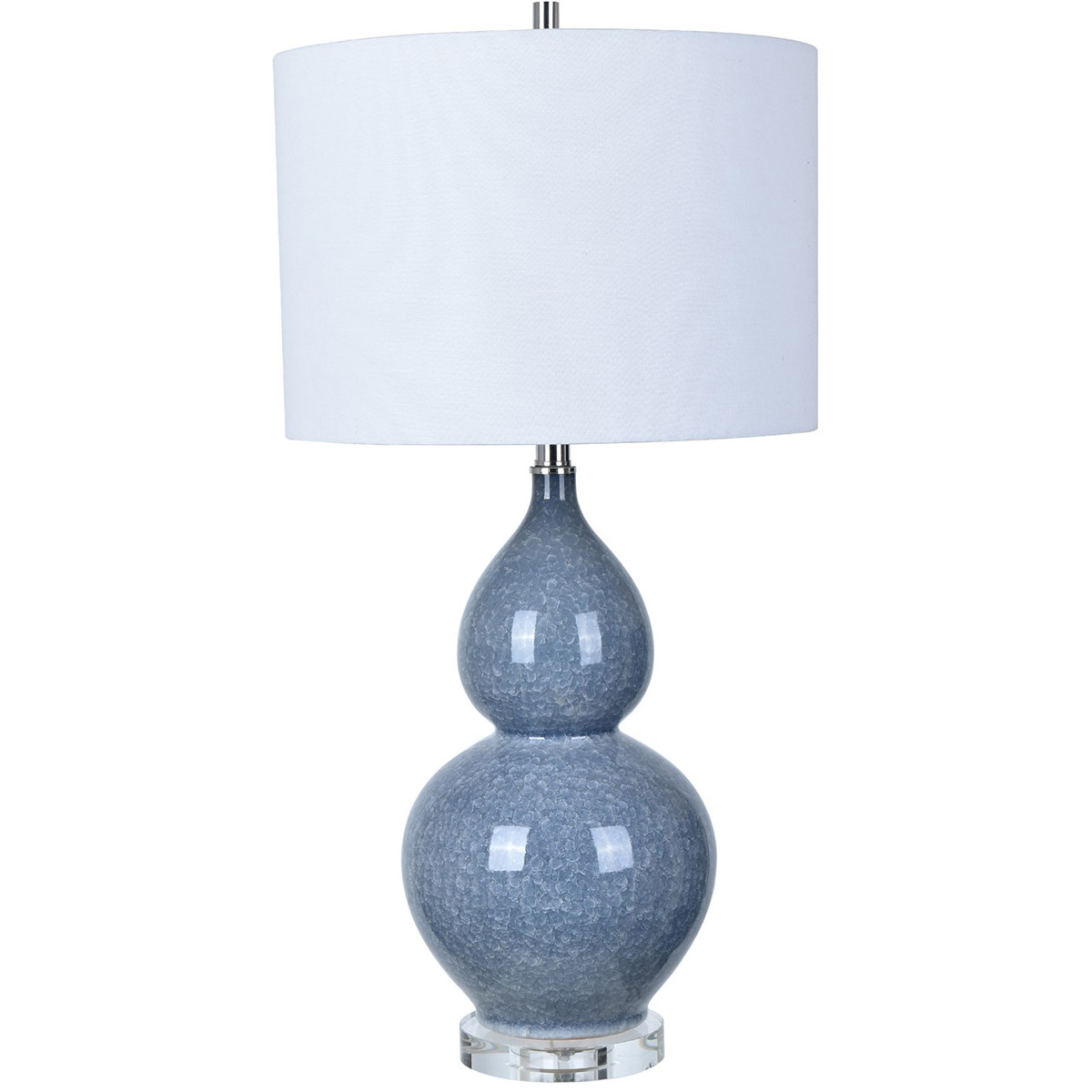 Vincent 30 inch 150 watt Blue Table Lamp Portable Light