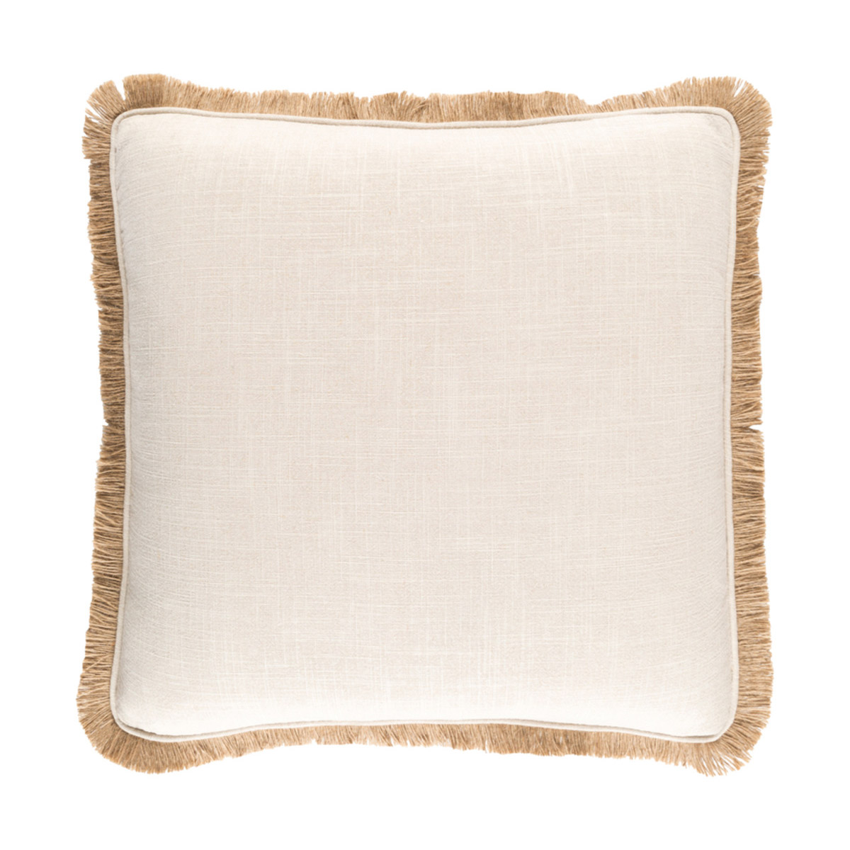 Ellery 18 X 18 inch Beige and Tan Pillow Cover