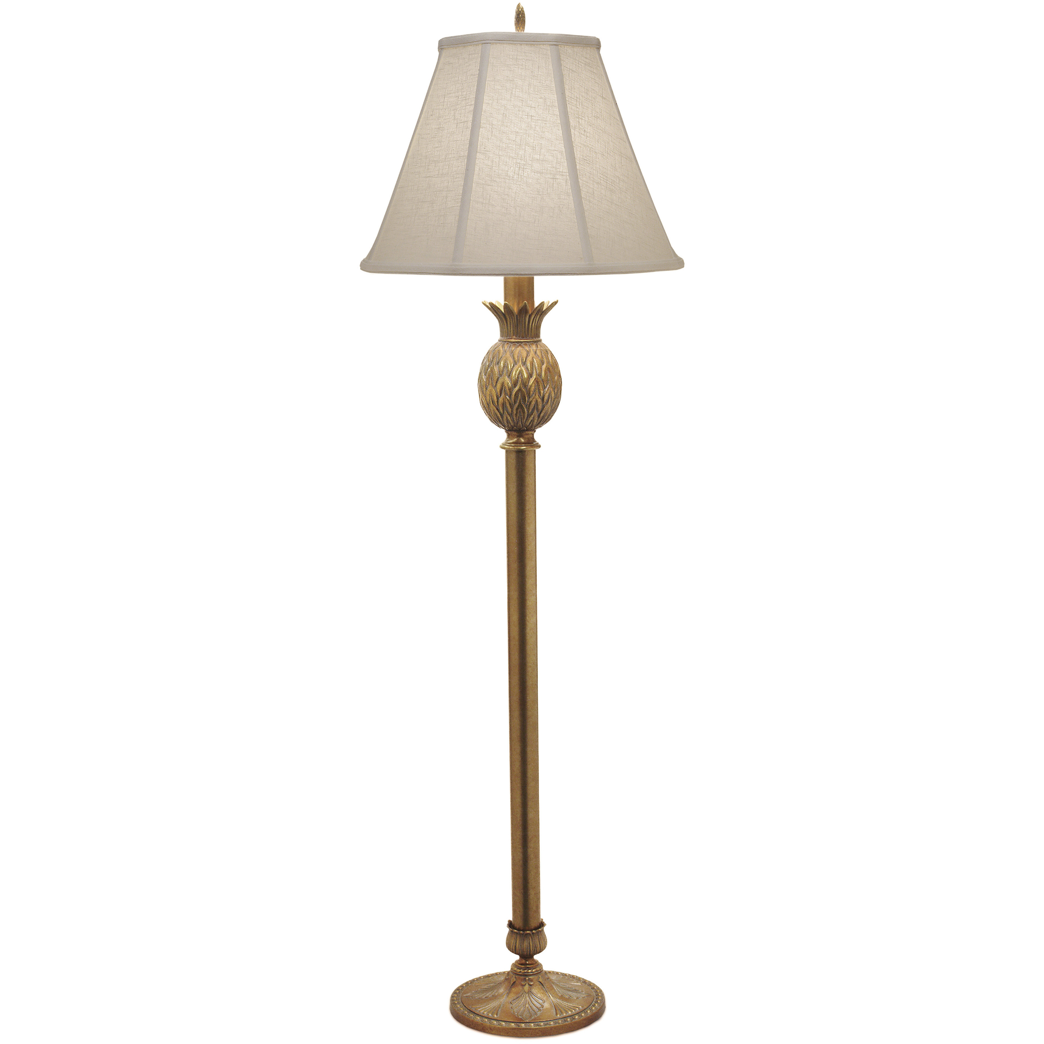 Ellie 68 inch 150 watt Polished Honey Brass Floor Lamp Portable Light