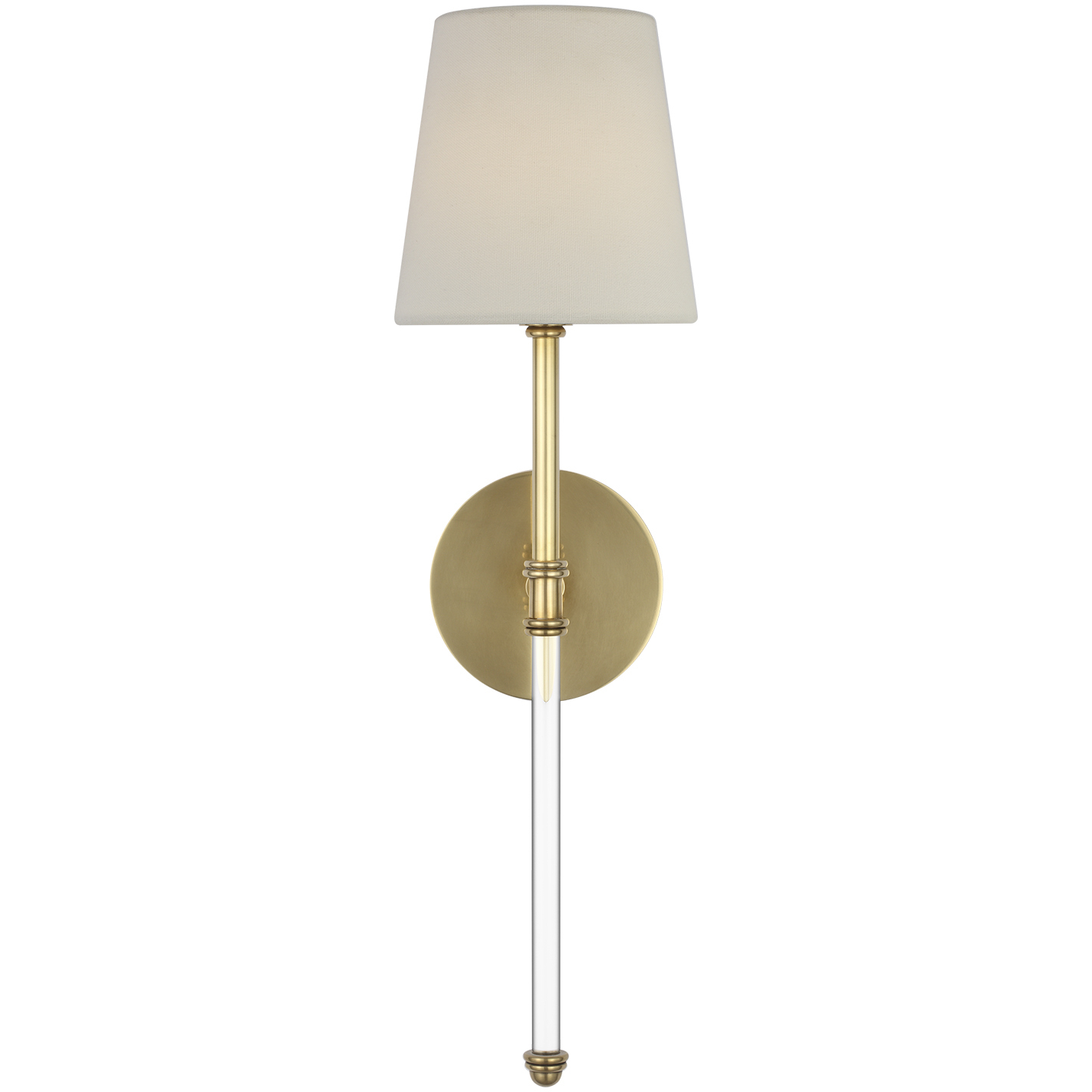 Suzanne Kasler Camille LED 5.5 inch Hand-Rubbed Antique Brass Cordless Sconce Wall Light