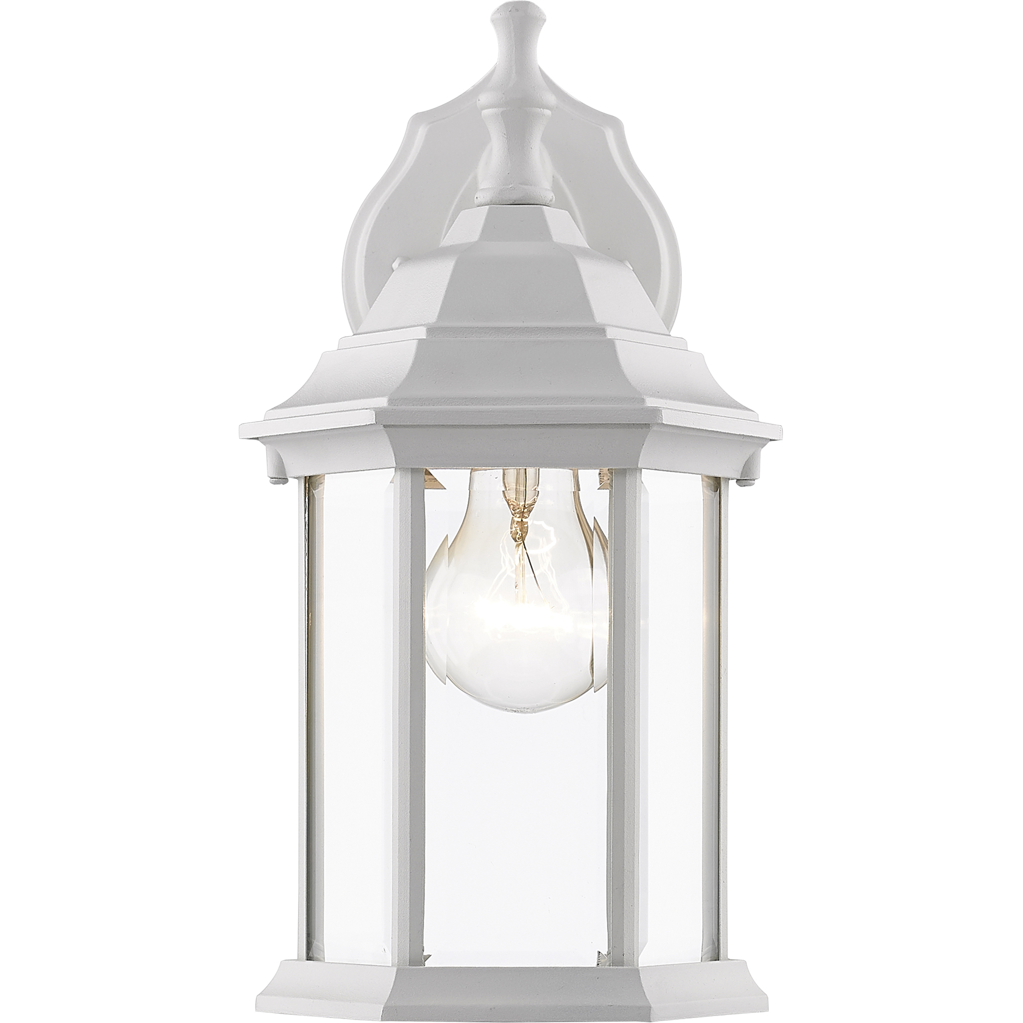 Waterdown 1 Light 11.75 inch Gloss White Outdoor Wall Light
