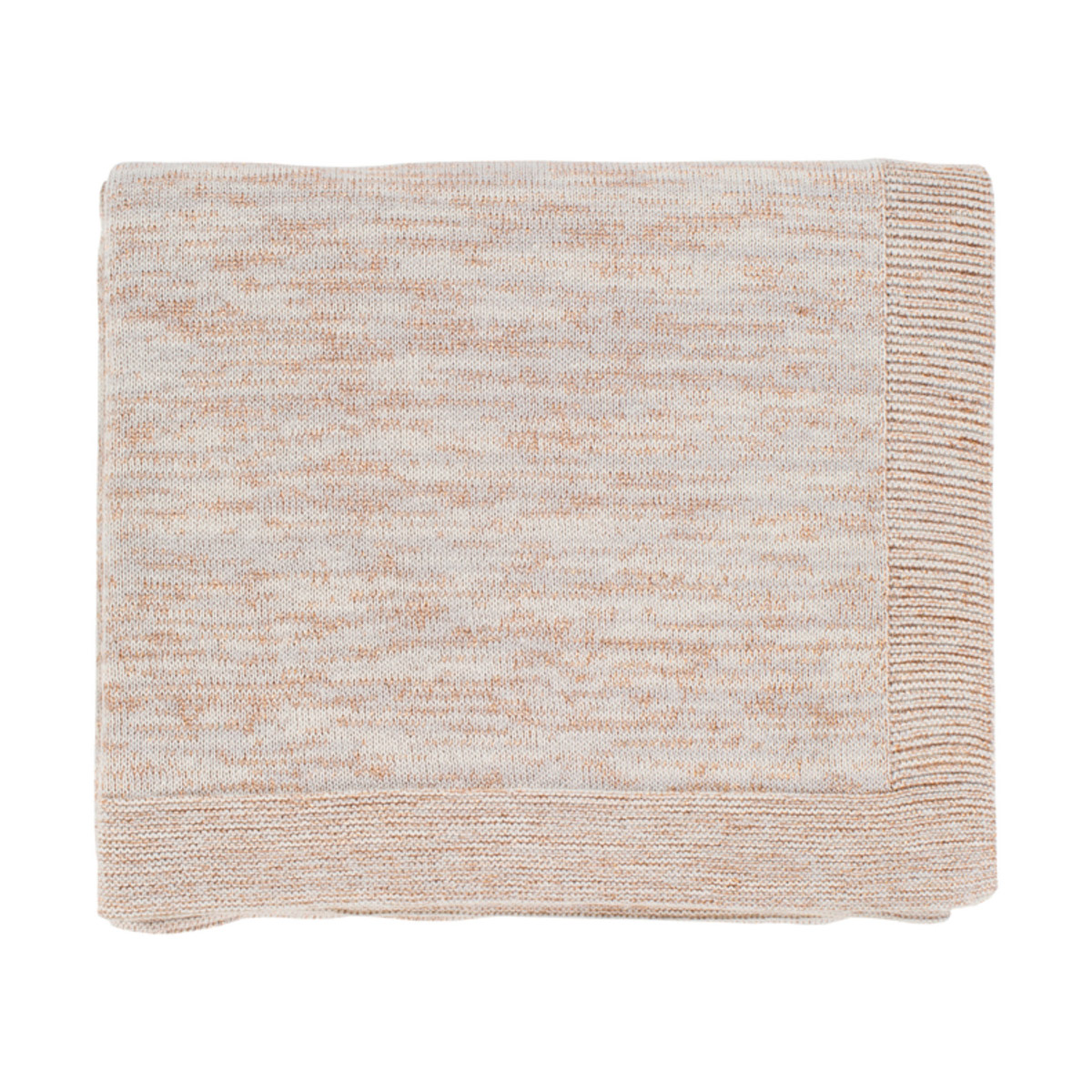 Tremolo 60 X 50 inch Cream/Light Gray/Metallic - Copper Throws, Rectangle