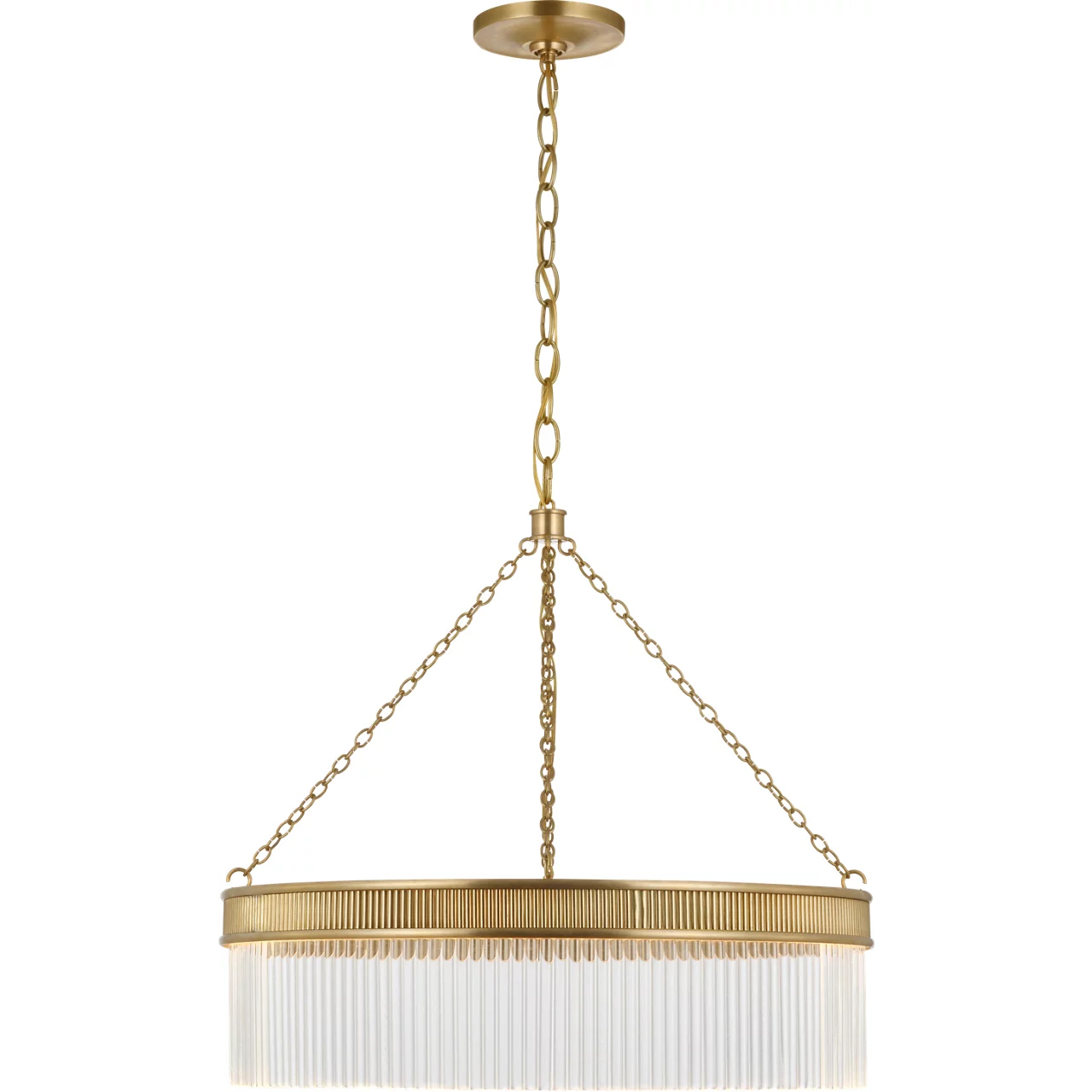 Marie Flanigan Menil LED 26.25 inch Soft Brass Chandelier Ceiling Light