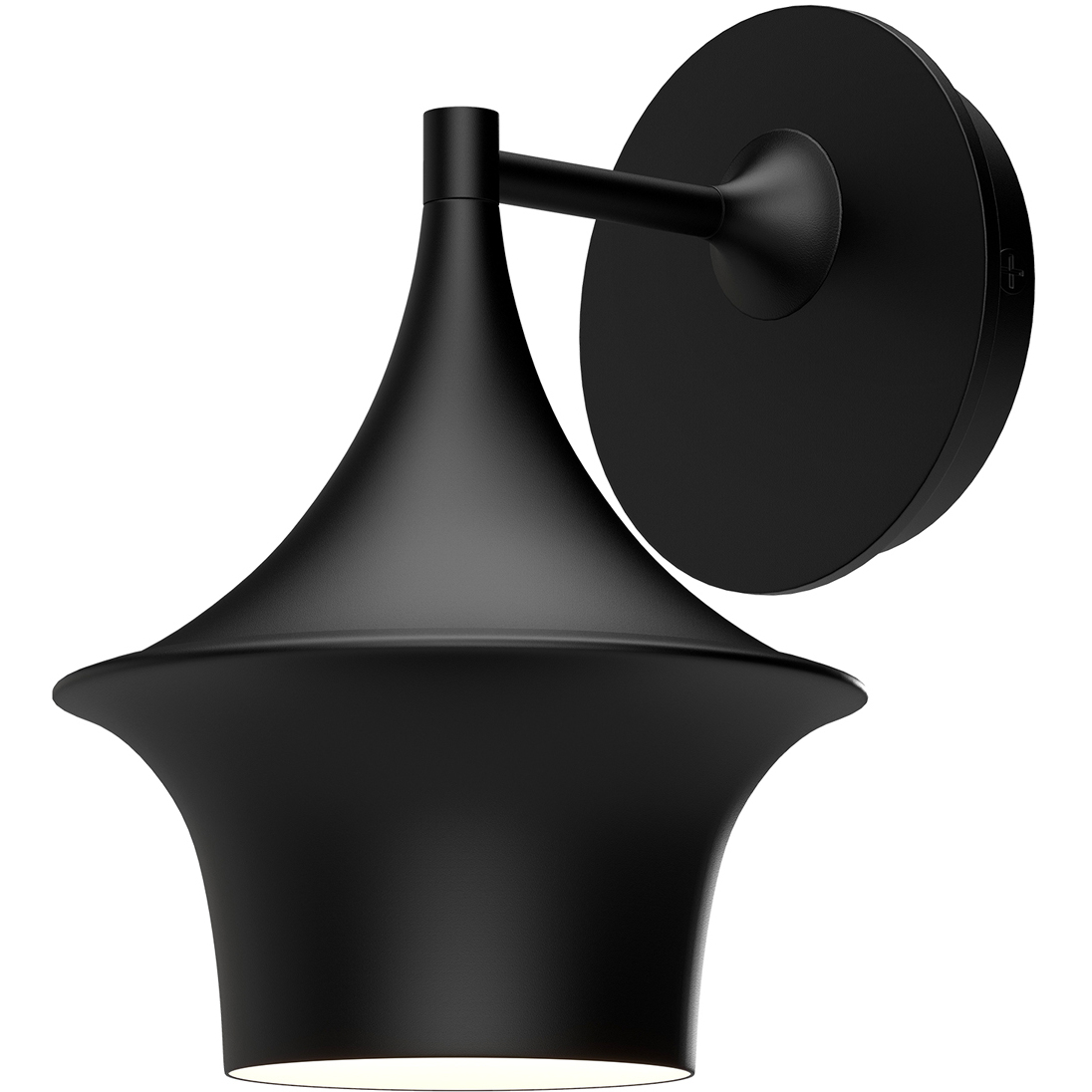 Alora Mood Emiko 1 Light 7.13 inch Matte Black Wall/Vanity Light Wall Light